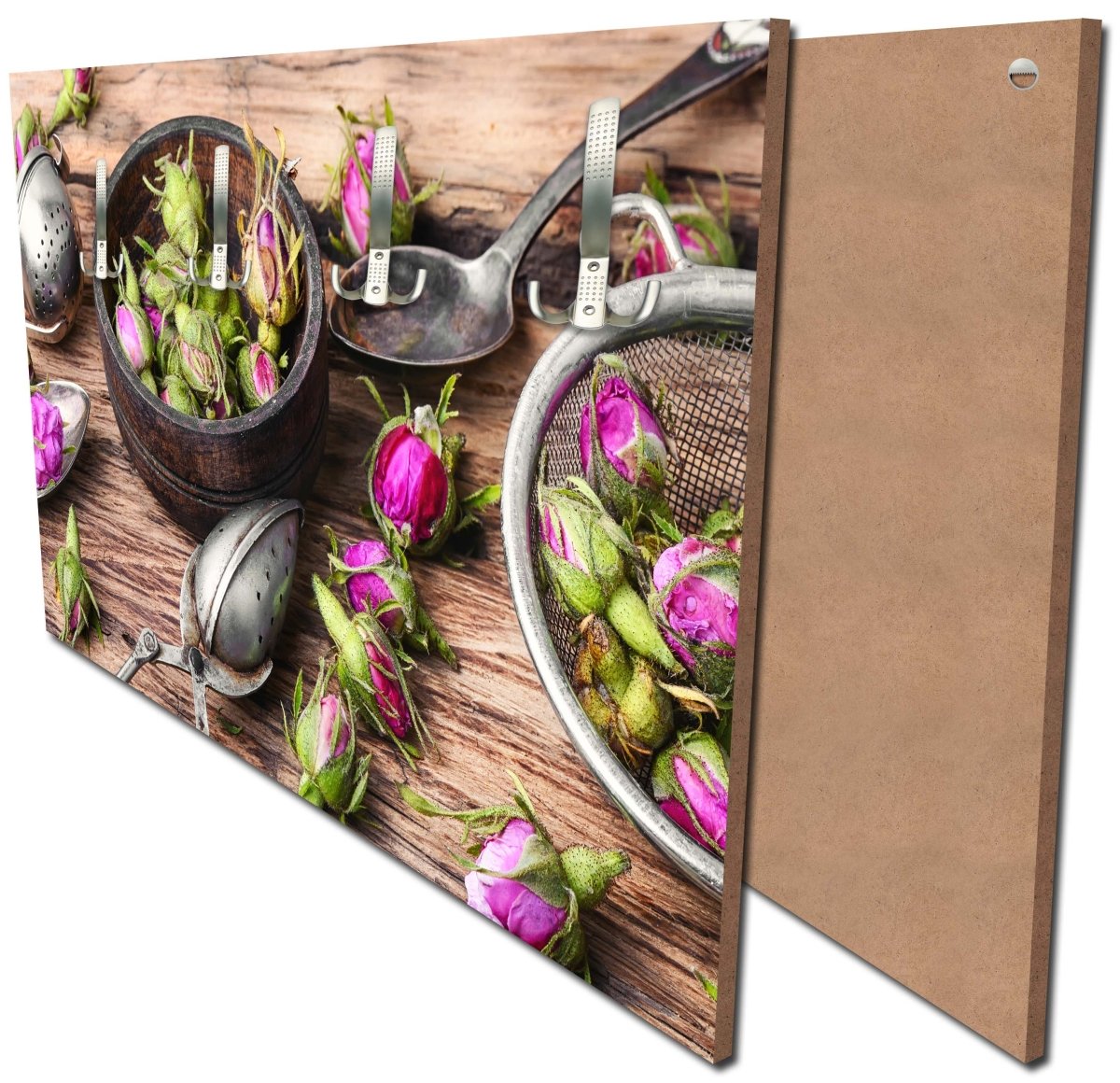 Garderobe Teesieb und Rosenknospen M0851 Garderobe Teesieb und Rosenknospen M0851