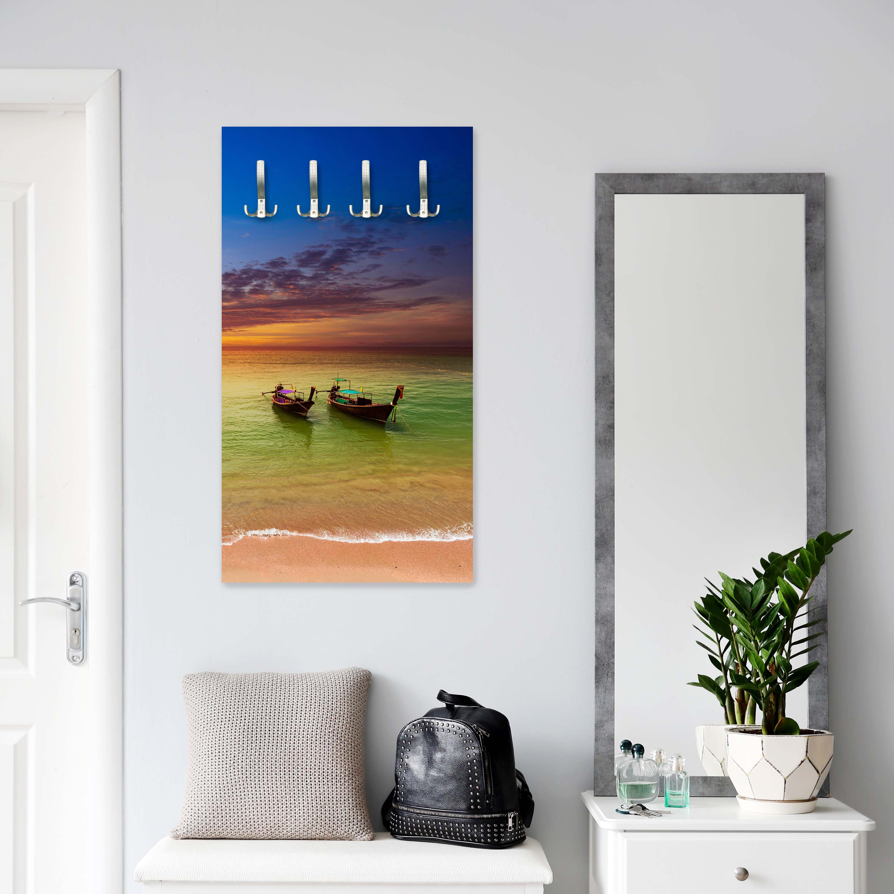 Garderobe Boote in einer Seenlandschaft M0853 entdecken - Bild 6 Garderobe Boote in einer Seenlandschaft M0853 entdecken - Bild 6