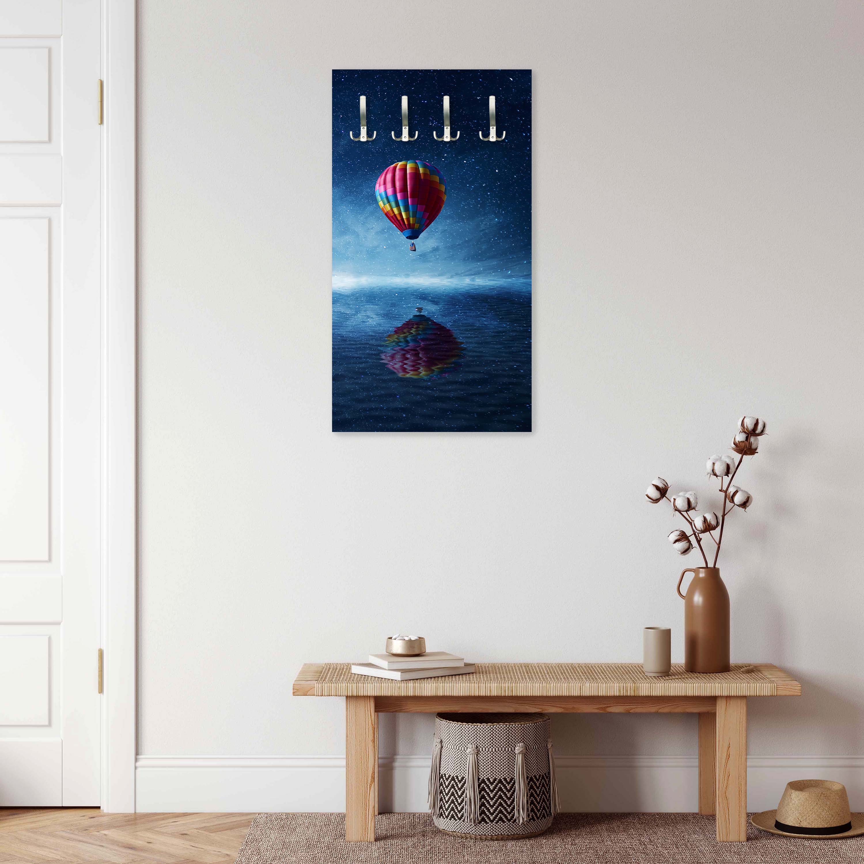 Garderobe Heißluftballon fliegt über ein dunkelblaues Meer M0857 entdecken - Bild 6 Garderobe Heißluftballon fliegt über ein dunkelblaues Meer M0857 entdecken - Bild 6