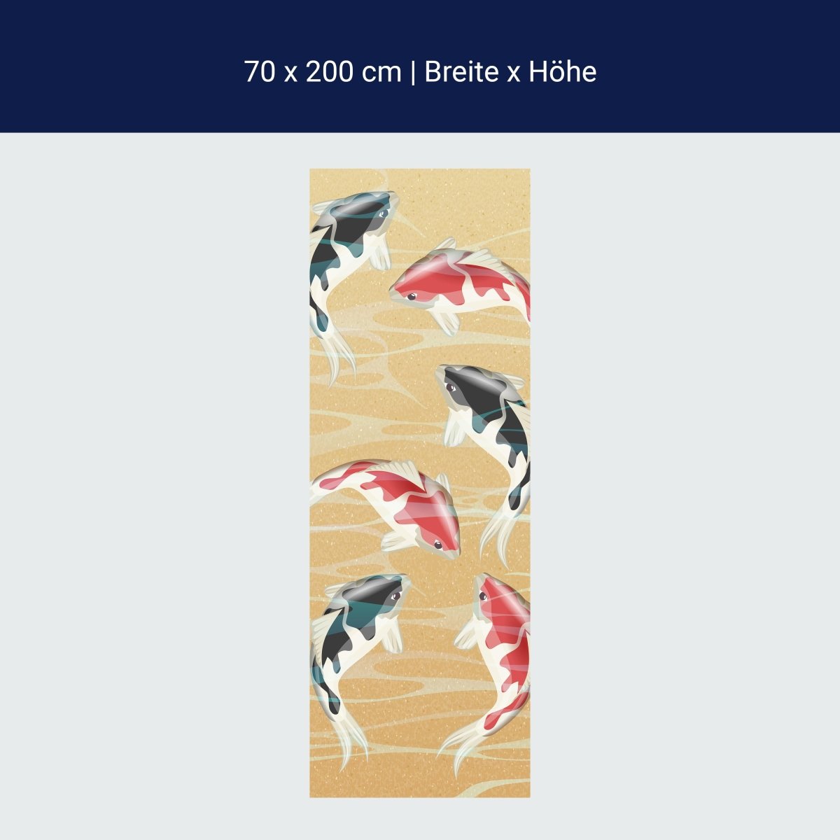 Duschwand japanische koi fische M0860 Duschwand japanische koi fische M0860