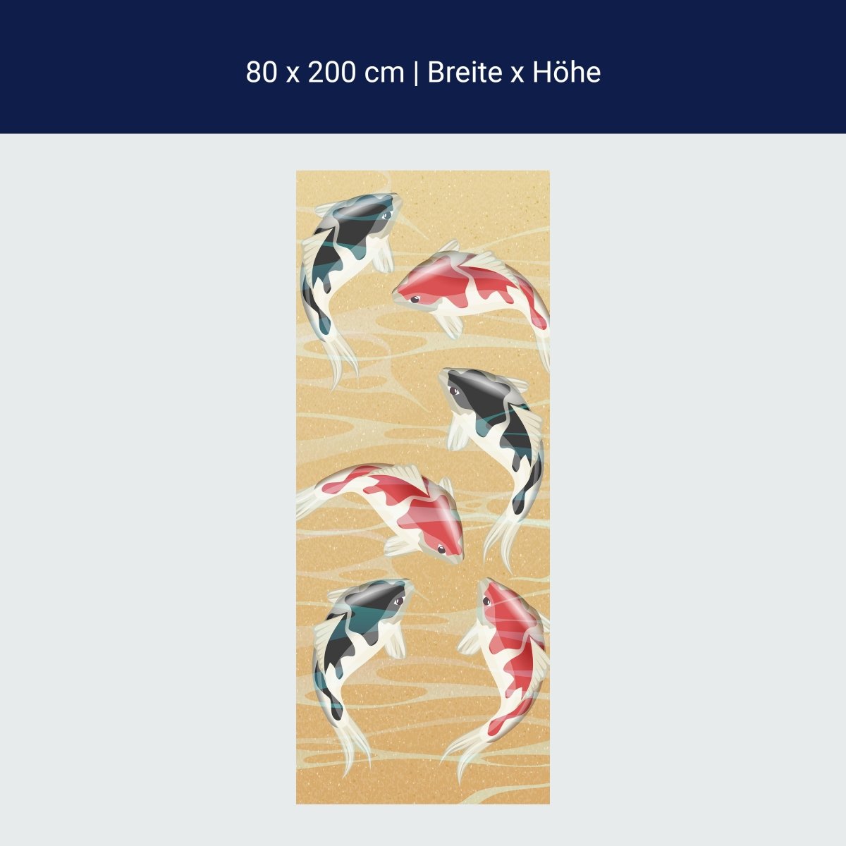 Duschwand japanische koi fische M0860 Duschwand japanische koi fische M0860