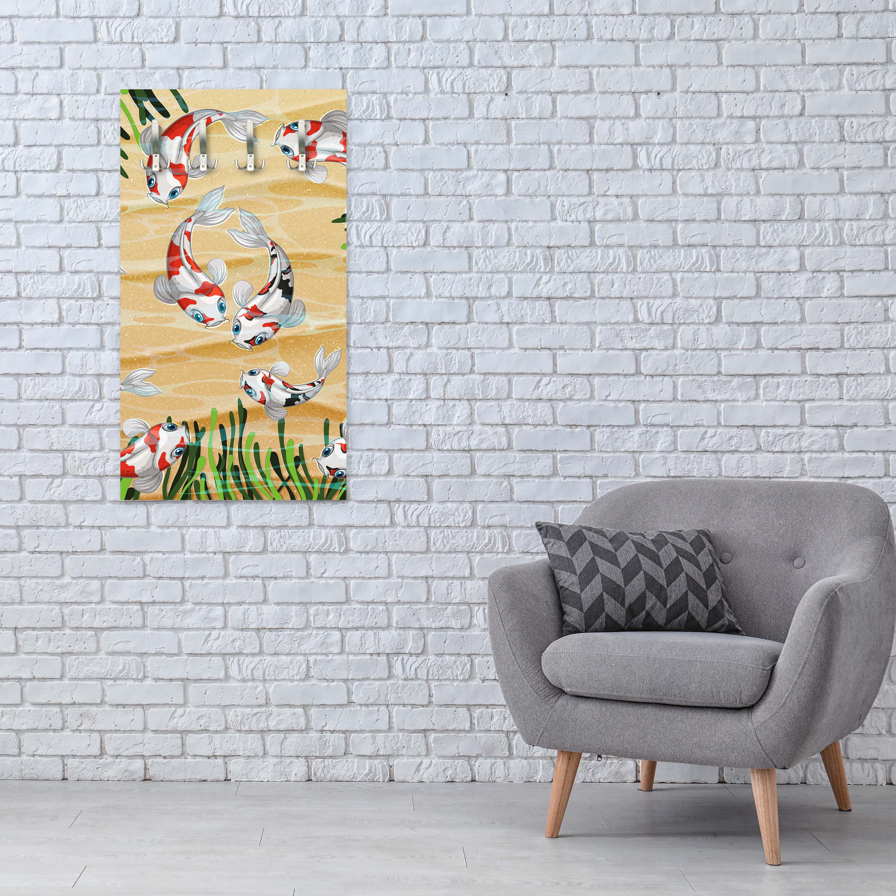 Garderobe Koi Fische in einem Teich M0861 entdecken - Bild 6 Garderobe Koi Fische in einem Teich M0861 entdecken - Bild 6