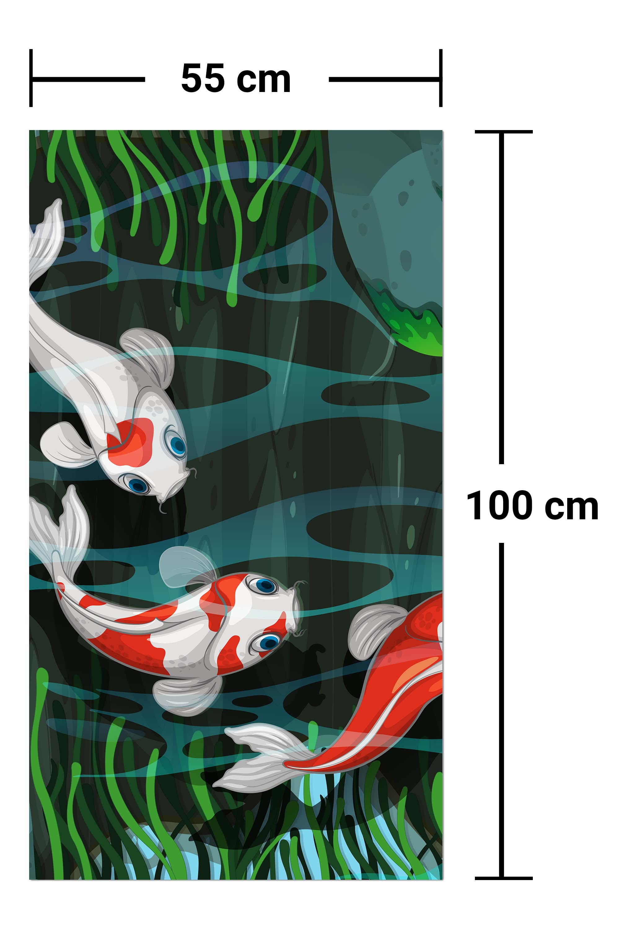 Garderobe Vier Fische schwimmen im Teich M0862 entdecken - Bild 7 Garderobe Vier Fische schwimmen im Teich M0862 entdecken - Bild 7