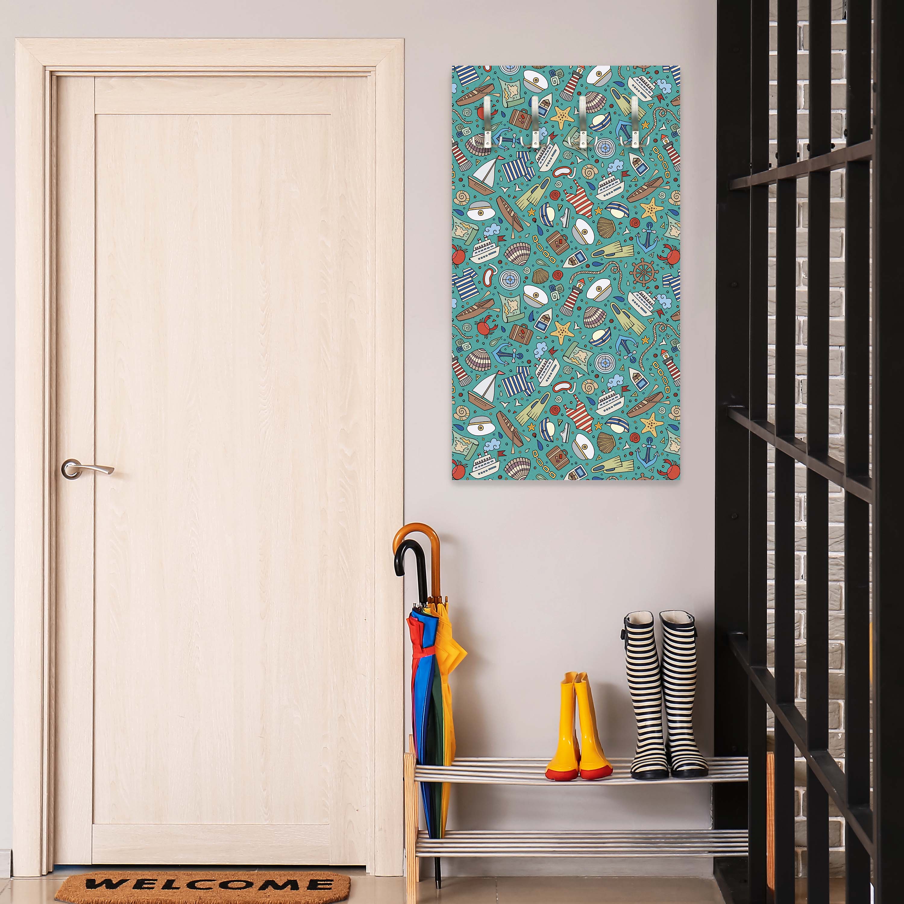 Garderobe nettes marine Muster M0863 entdecken - Bild 2 Garderobe nettes marine Muster M0863 entdecken - Bild 2