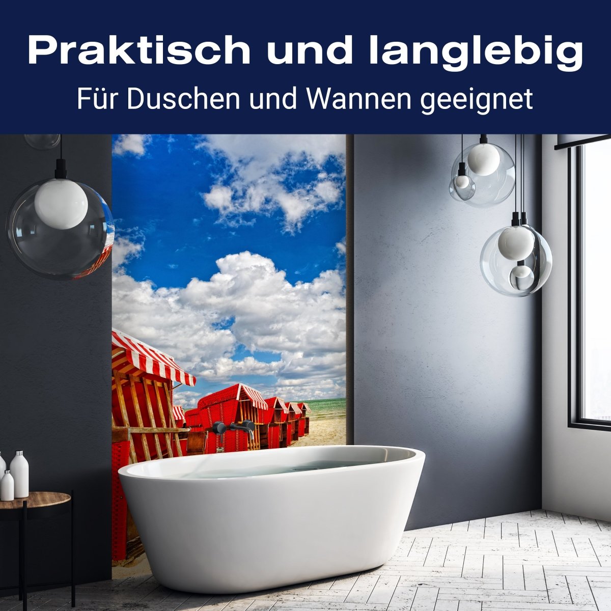 Duschwand Ostsee M0866 entdecken - Bild 3 Duschwand Ostsee M0866 entdecken - Bild 3