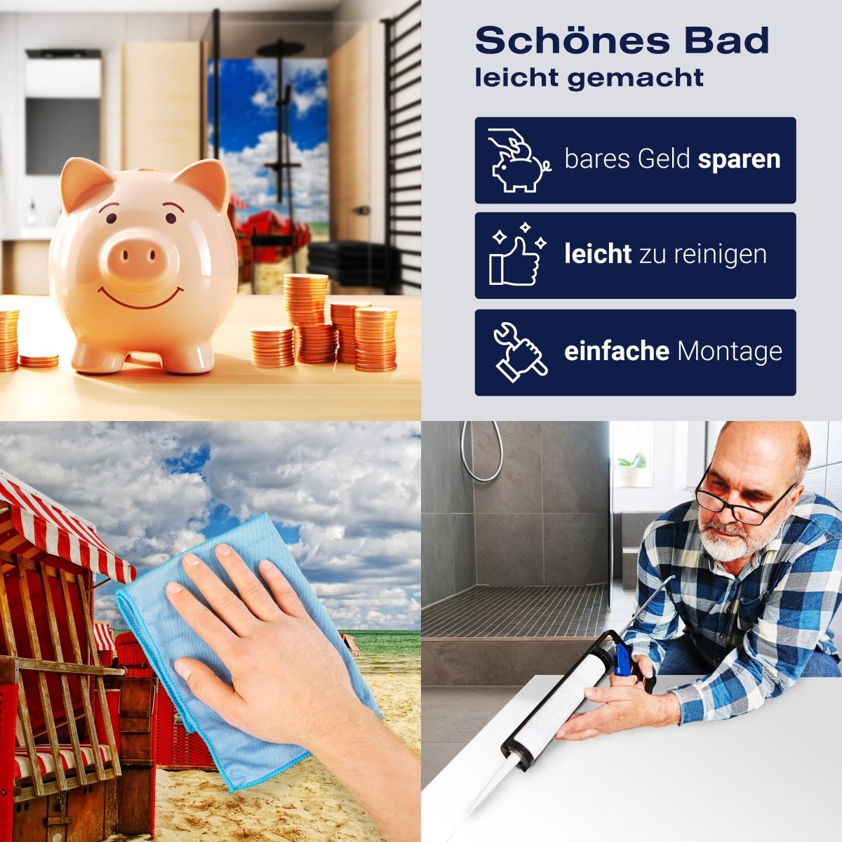 Duschwand Ostsee M0866 entdecken - Bild 7 Duschwand Ostsee M0866 entdecken - Bild 7