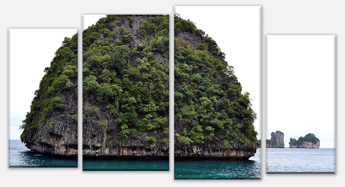 Leinwandbild Mehrteiler Atoll auf Phi Phi Inseln M0878 Leinwandbild Mehrteiler Atoll auf Phi Phi Inseln M0878