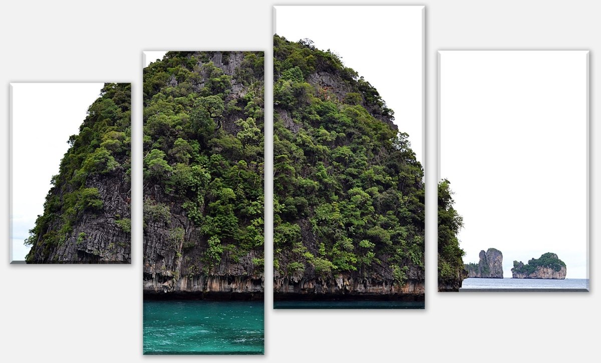 Leinwandbild Mehrteiler Atoll auf Phi Phi Inseln M0878 Leinwandbild Mehrteiler Atoll auf Phi Phi Inseln M0878