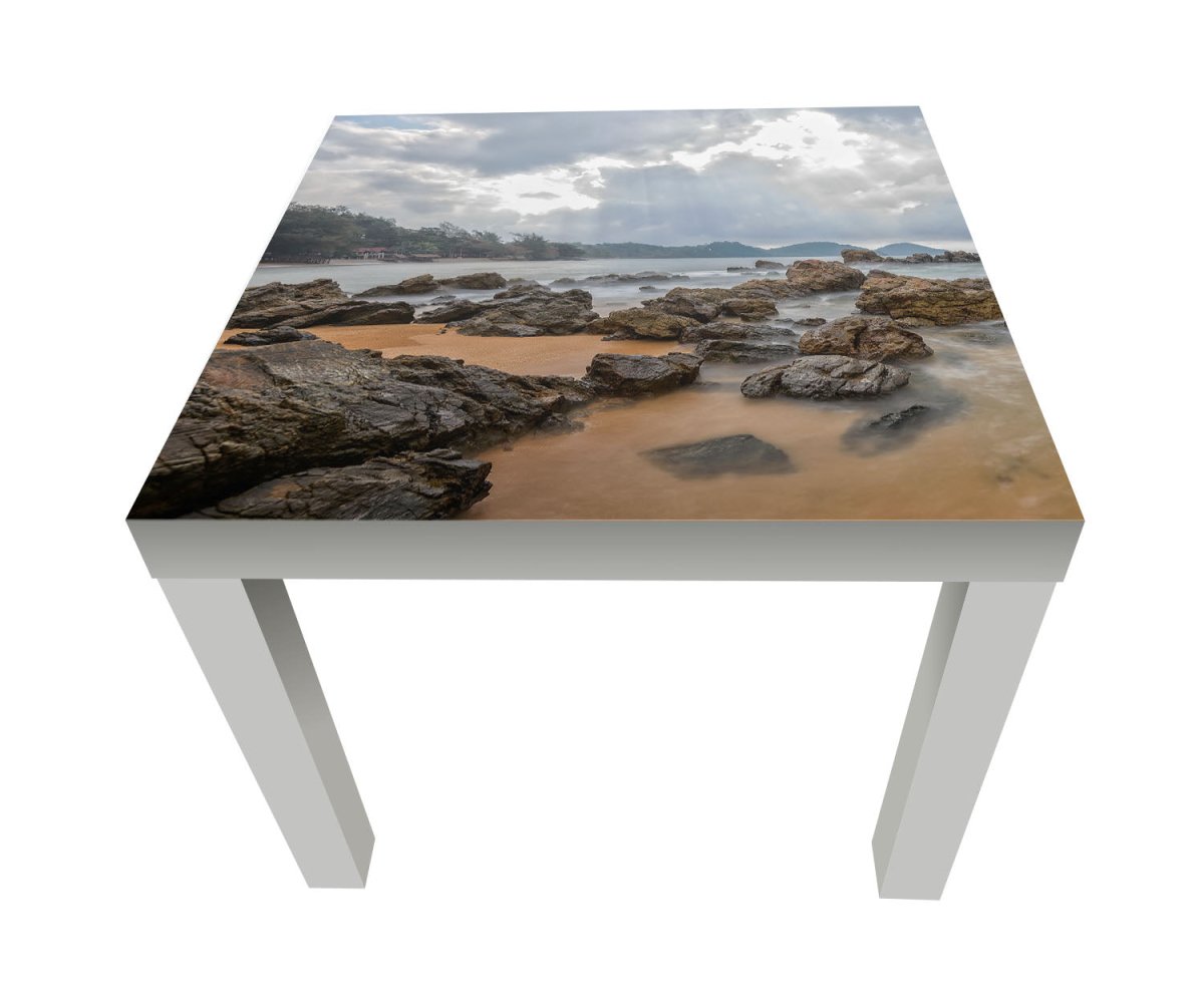 Beistelltisch Schöne Seenlandschaft mit Felsen M0888 entdecken - Bild 1 Beistelltisch Schöne Seenlandschaft mit Felsen M0888 entdecken - Bild 1