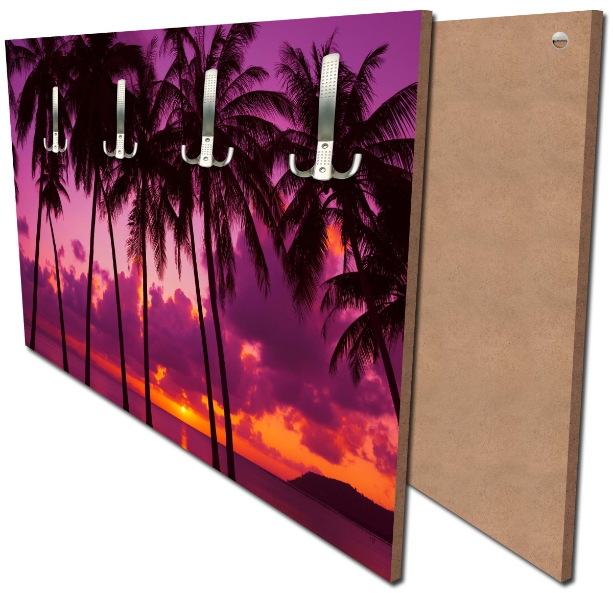 Garderobe Palmen Silhouette bei Sonnenuntergang. Thailand M0889 Garderobe Palmen Silhouette bei Sonnenuntergang. Thailand M0889