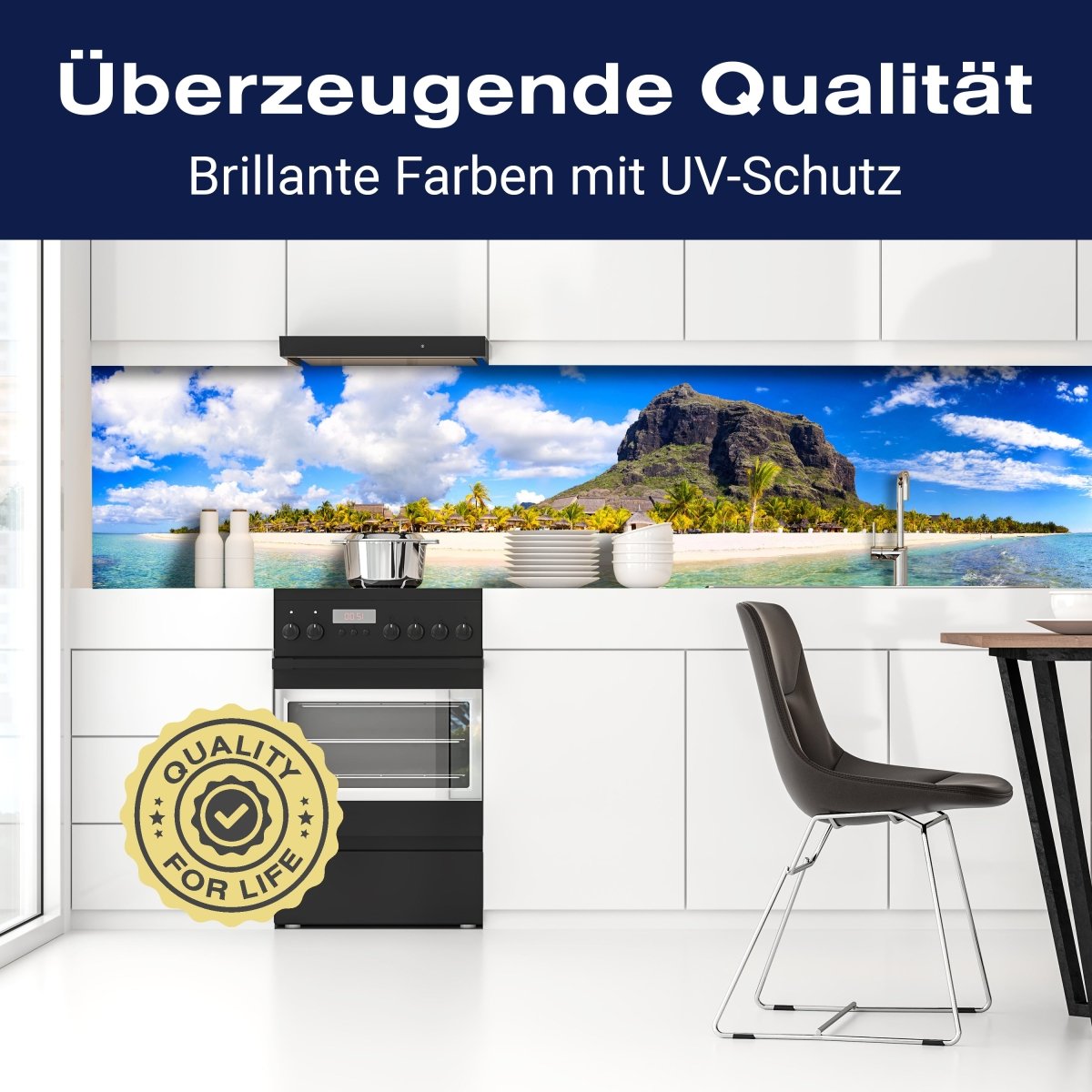 Küchenrückwand Le Morne Brabant, Mauritius M0897 entdecken - Bild 2 Küchenrückwand Le Morne Brabant, Mauritius M0897 entdecken - Bild 2