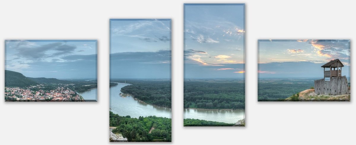 Leinwandbild Mehrteiler Hainburg, Österreich M0904 Leinwandbild Mehrteiler Hainburg, Österreich M0904