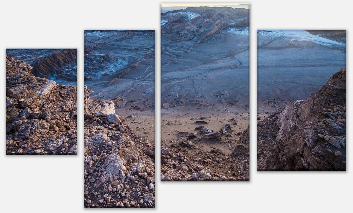 Leinwandbild Mehrteiler Vallée de la Lune, Atacama, Chile M0918 Leinwandbild Mehrteiler Vallée de la Lune, Atacama, Chile M0918