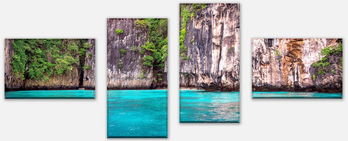 Leinwandbild Mehrteiler Klippe M0924 Leinwandbild Mehrteiler Klippe M0924