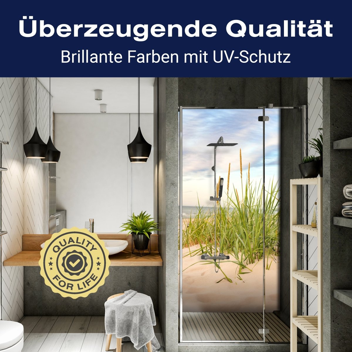 Duschwand Strand M0927 entdecken - Bild 2 Duschwand Strand M0927 entdecken - Bild 2