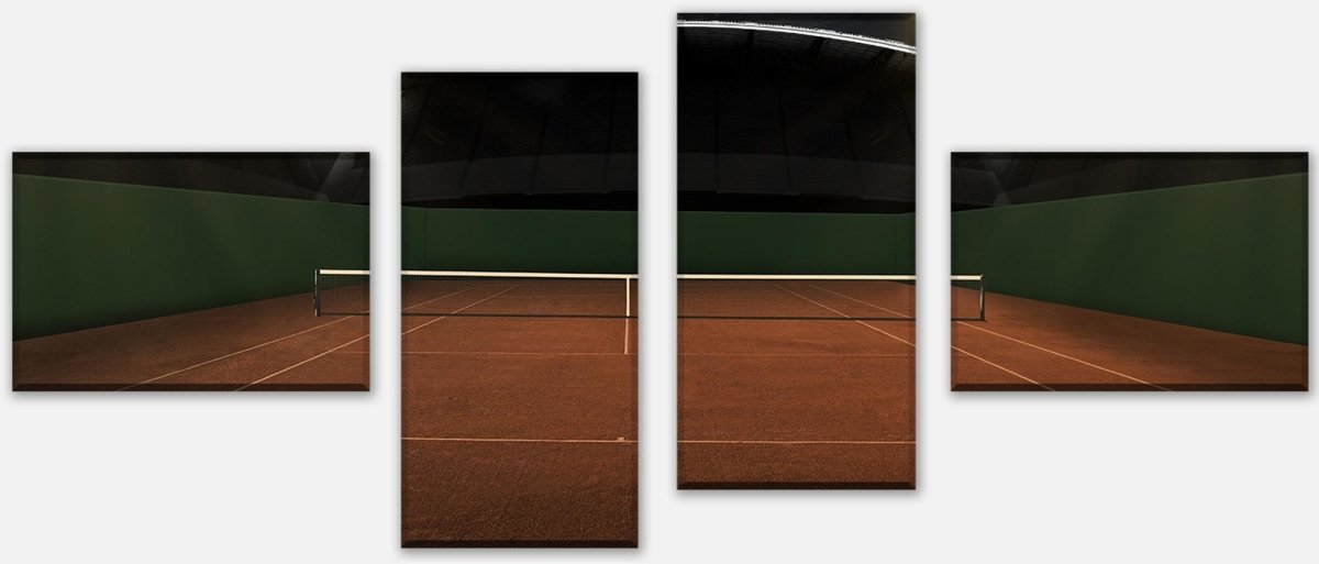 Leinwandbild Mehrteiler Tennisplatz M0931 Leinwandbild Mehrteiler Tennisplatz M0931