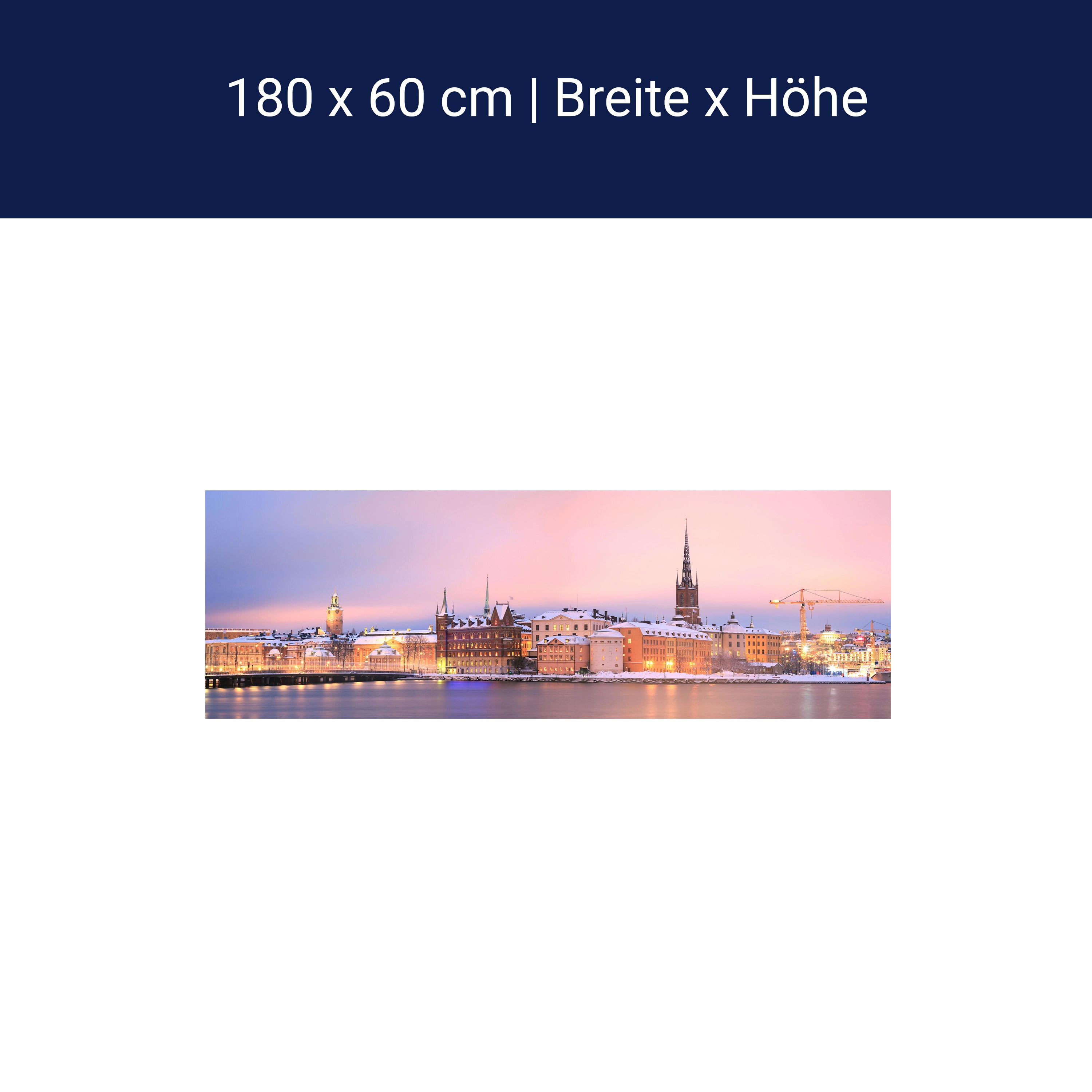 Küchenrückwand Stockholm Panorama M0933 Küchenrückwand Stockholm Panorama M0933