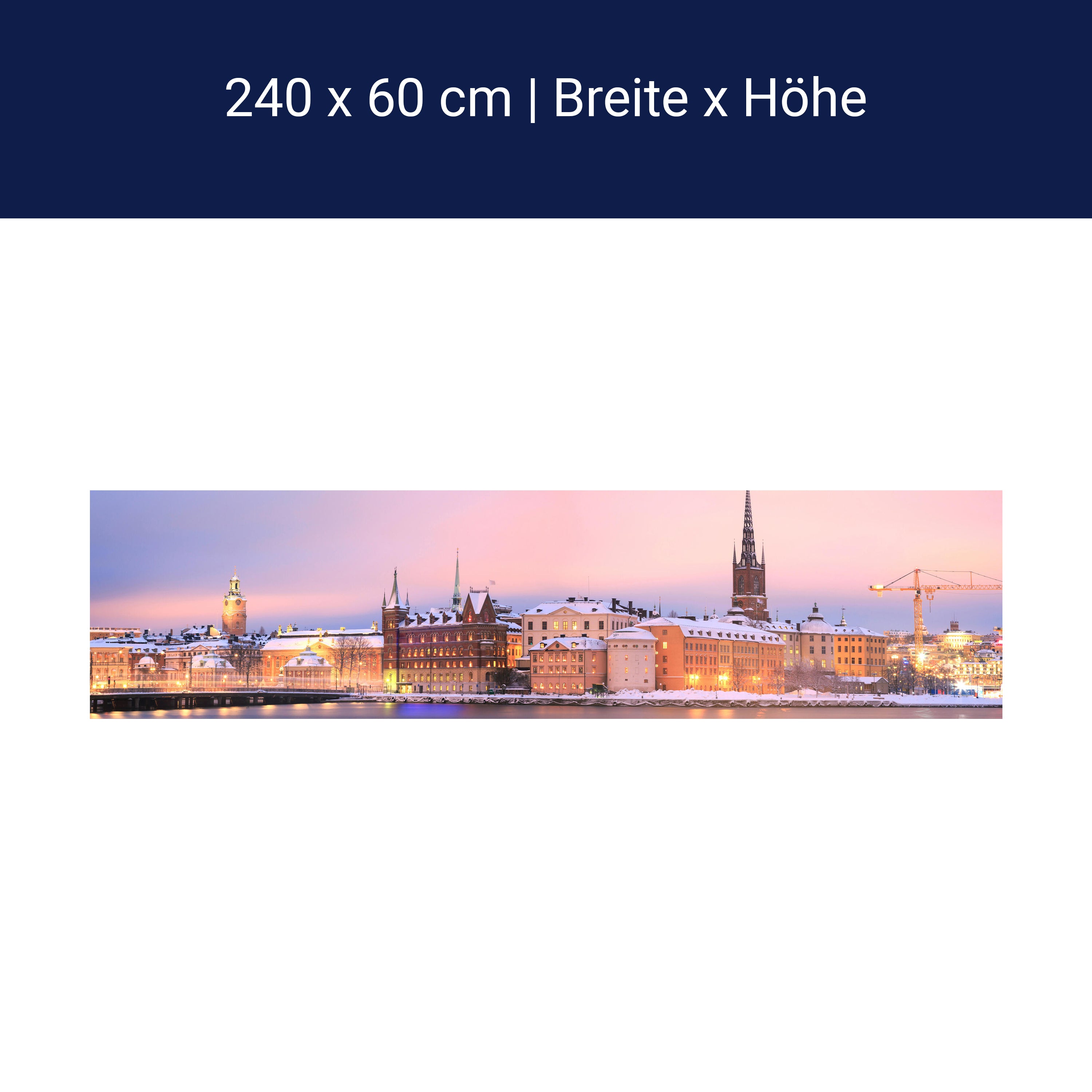 Küchenrückwand Stockholm Panorama M0933 Küchenrückwand Stockholm Panorama M0933