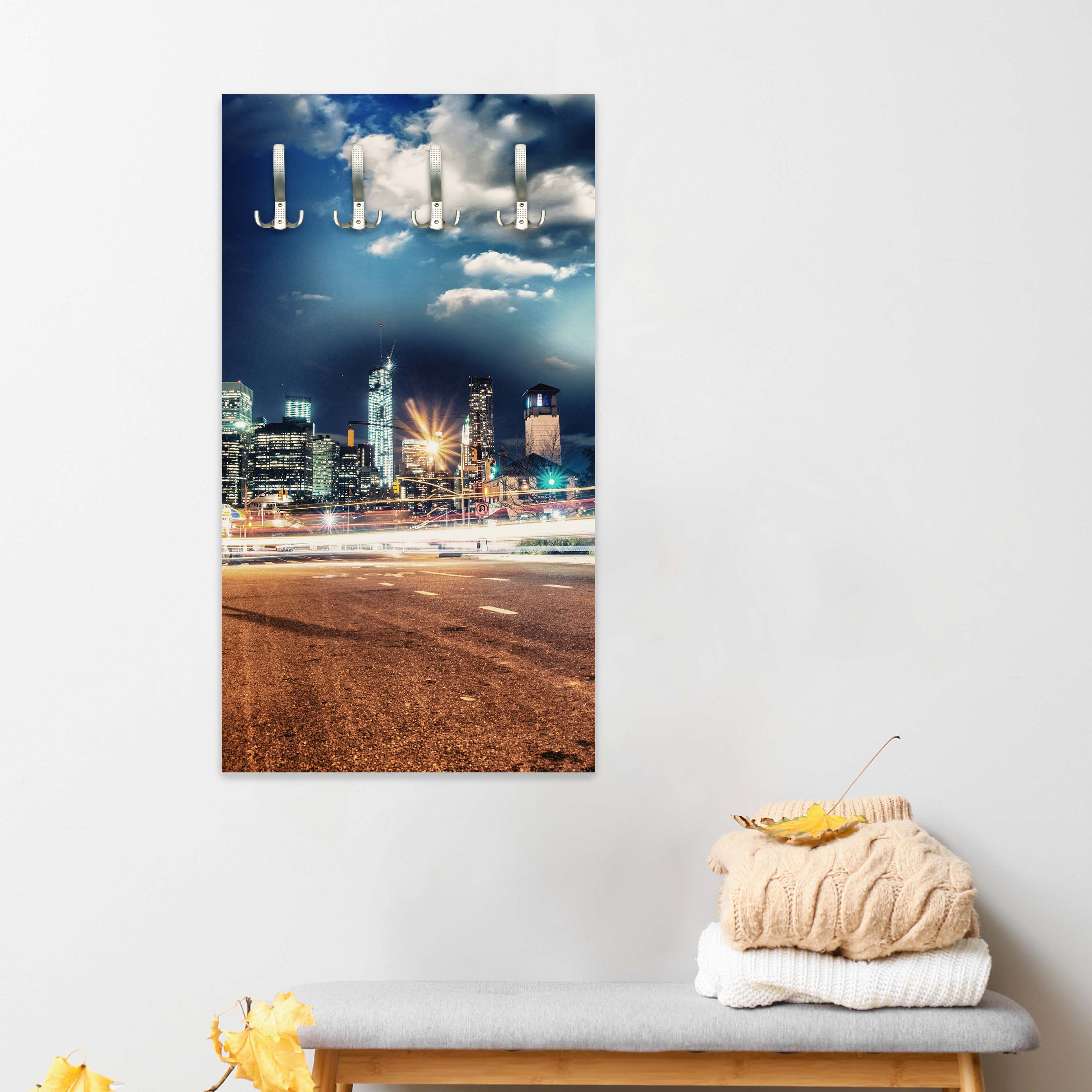 Garderobe Brooklyn, New York bei Nacht M0934 entdecken - Bild 2 Garderobe Brooklyn, New York bei Nacht M0934 entdecken - Bild 2