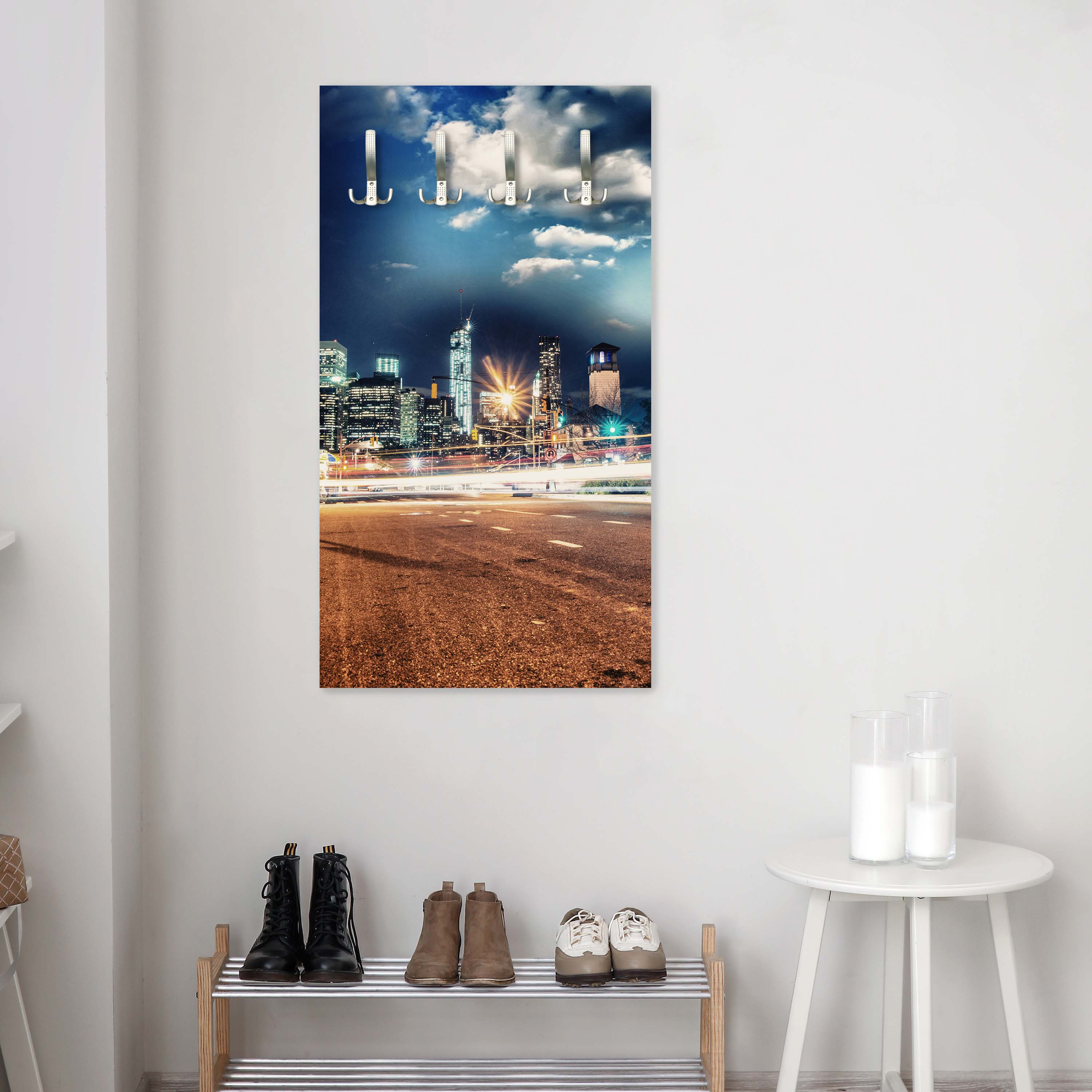 Garderobe Brooklyn, New York bei Nacht M0934 entdecken - Bild 3 Garderobe Brooklyn, New York bei Nacht M0934 entdecken - Bild 3