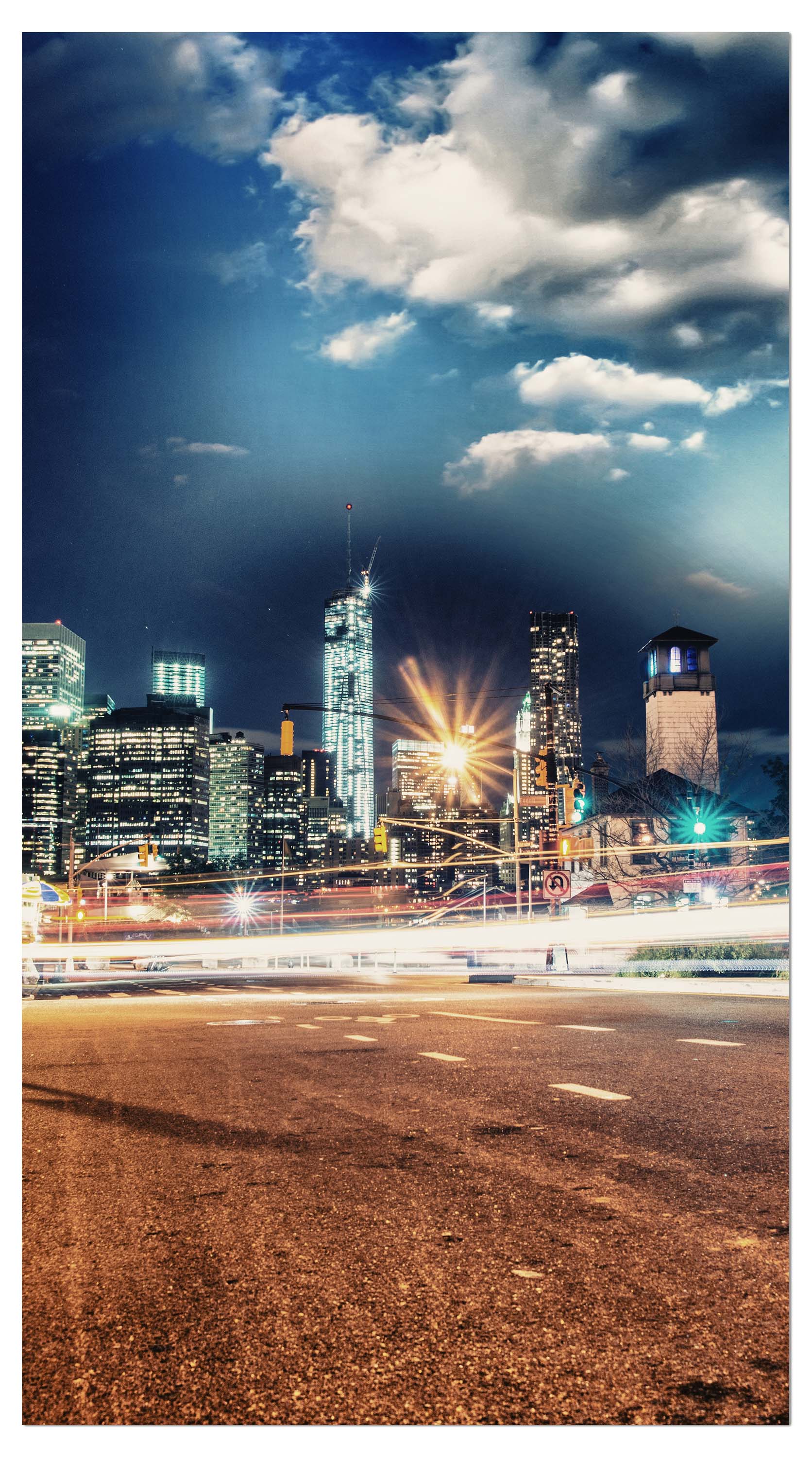 Garderobe Brooklyn, New York bei Nacht M0934 entdecken - Bild 4 Garderobe Brooklyn, New York bei Nacht M0934 entdecken - Bild 4