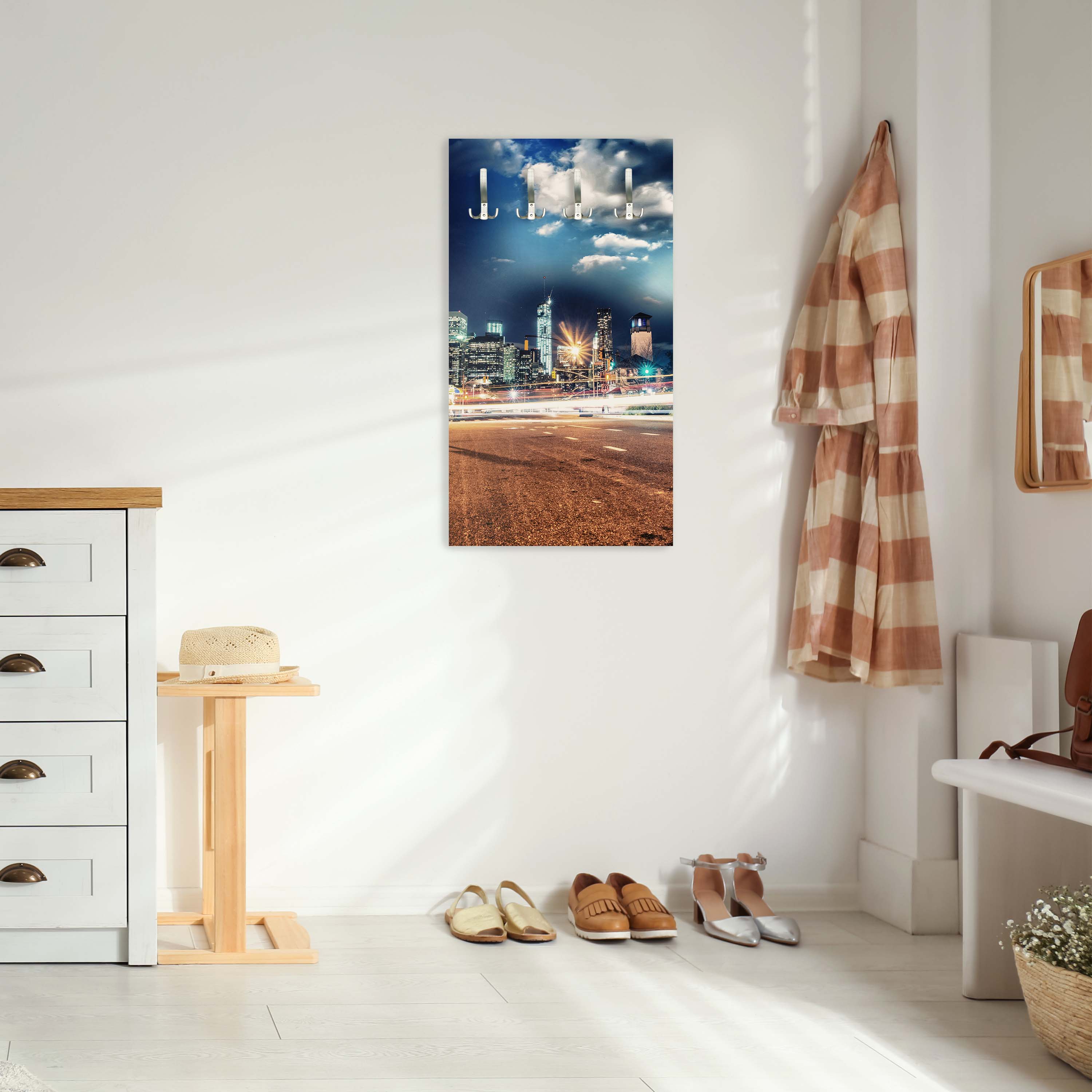 Garderobe Brooklyn, New York bei Nacht M0934 entdecken - Bild 6 Garderobe Brooklyn, New York bei Nacht M0934 entdecken - Bild 6