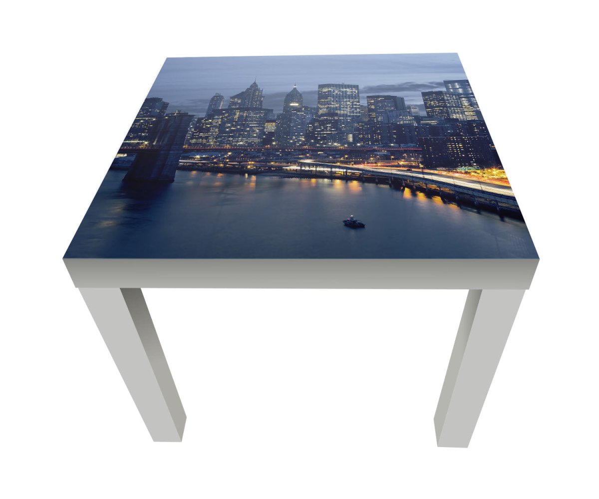Beistelltisch Skyline der Innenstadt von New York M0935 entdecken - Bild 1 Beistelltisch Skyline der Innenstadt von New York M0935 entdecken - Bild 1