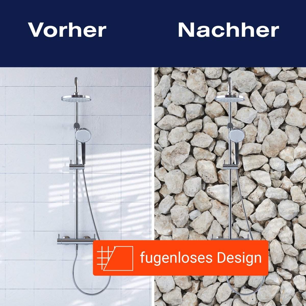 Duschwand Kieselsteinzusammensetzung M0938 entdecken - Bild 9 Duschwand Kieselsteinzusammensetzung M0938 entdecken - Bild 9