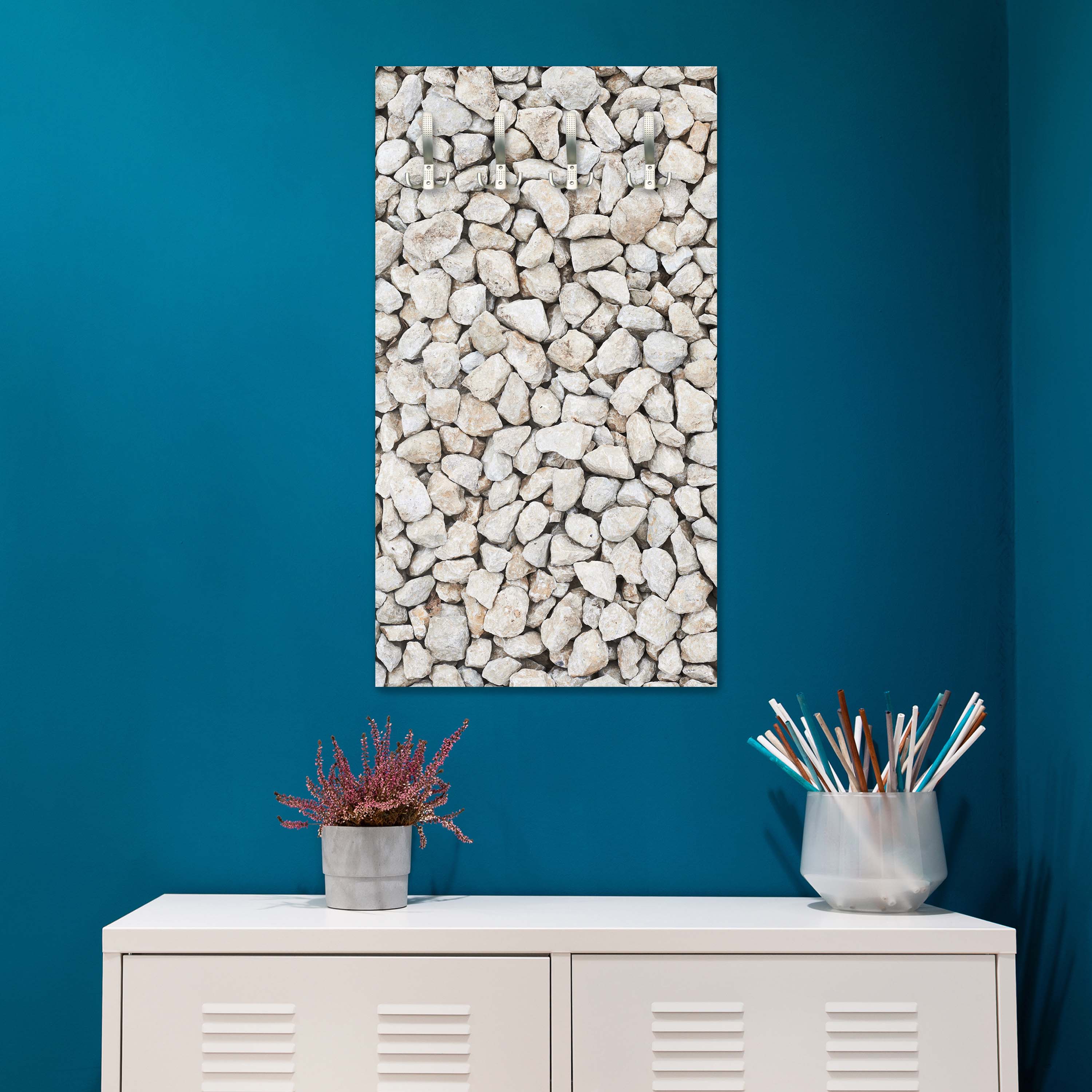 Garderobe Kieselsteinzusammensetzung M0938 entdecken - Bild 3 Garderobe Kieselsteinzusammensetzung M0938 entdecken - Bild 3