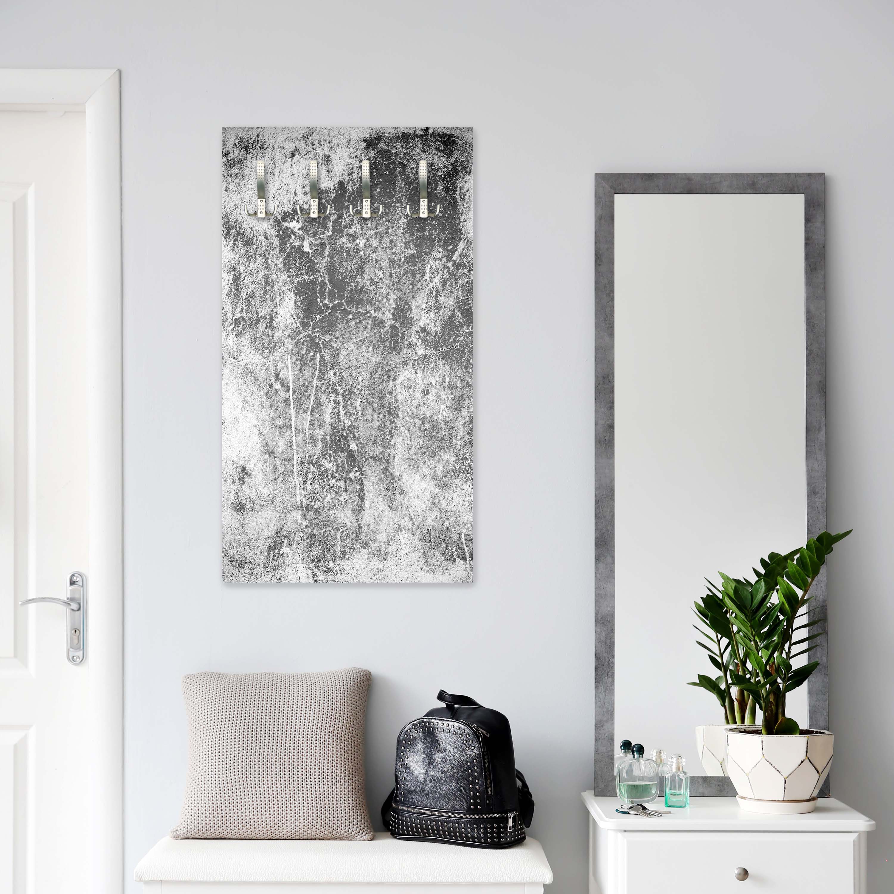 Garderobe Eine alte Mauer in Schwarz und Weiß M0940 entdecken - Bild 6 Garderobe Eine alte Mauer in Schwarz und Weiß M0940 entdecken - Bild 6