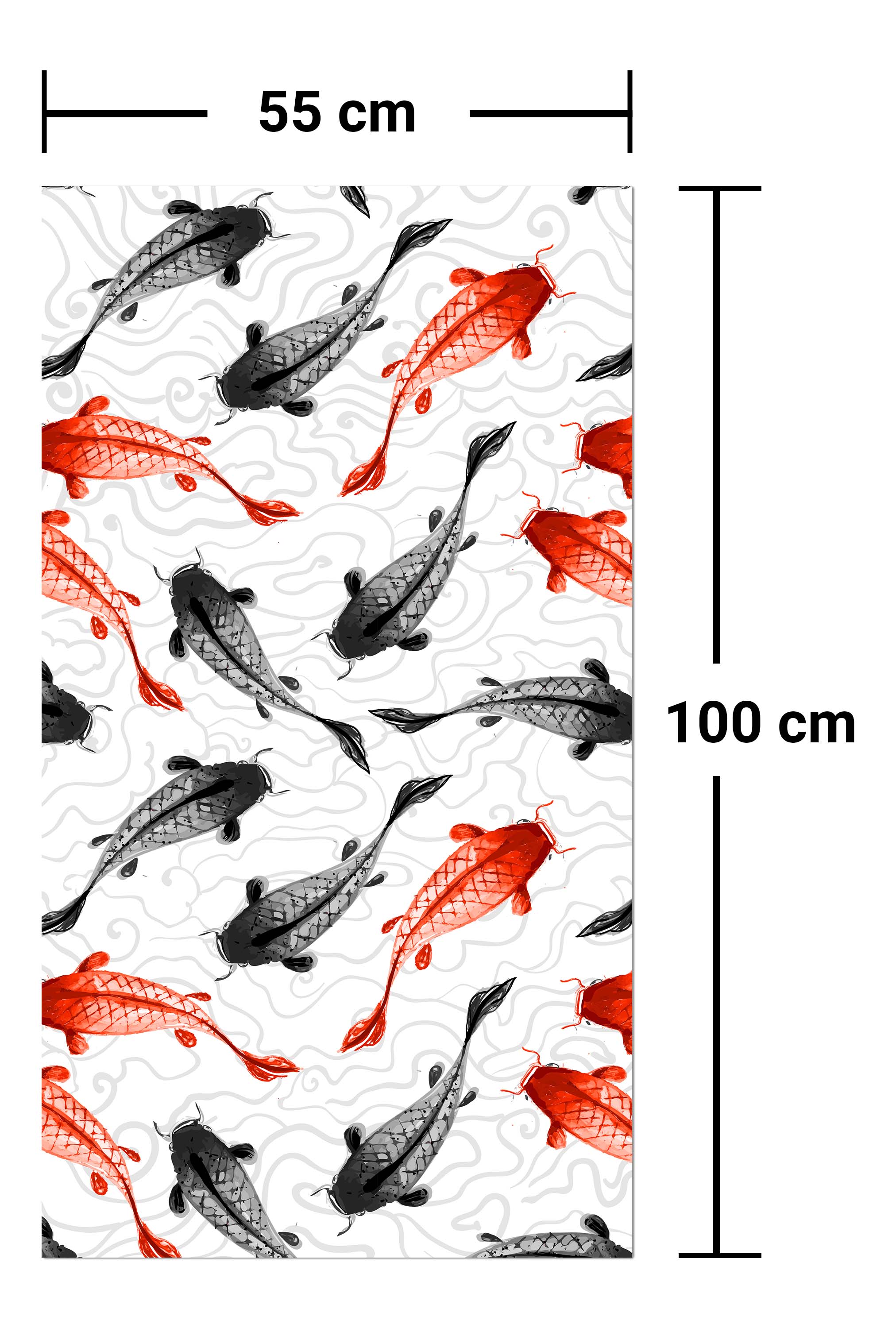 Garderobe rote und schwarze Koi-Karpfen M0946 entdecken - Bild 7 Garderobe rote und schwarze Koi-Karpfen M0946 entdecken - Bild 7