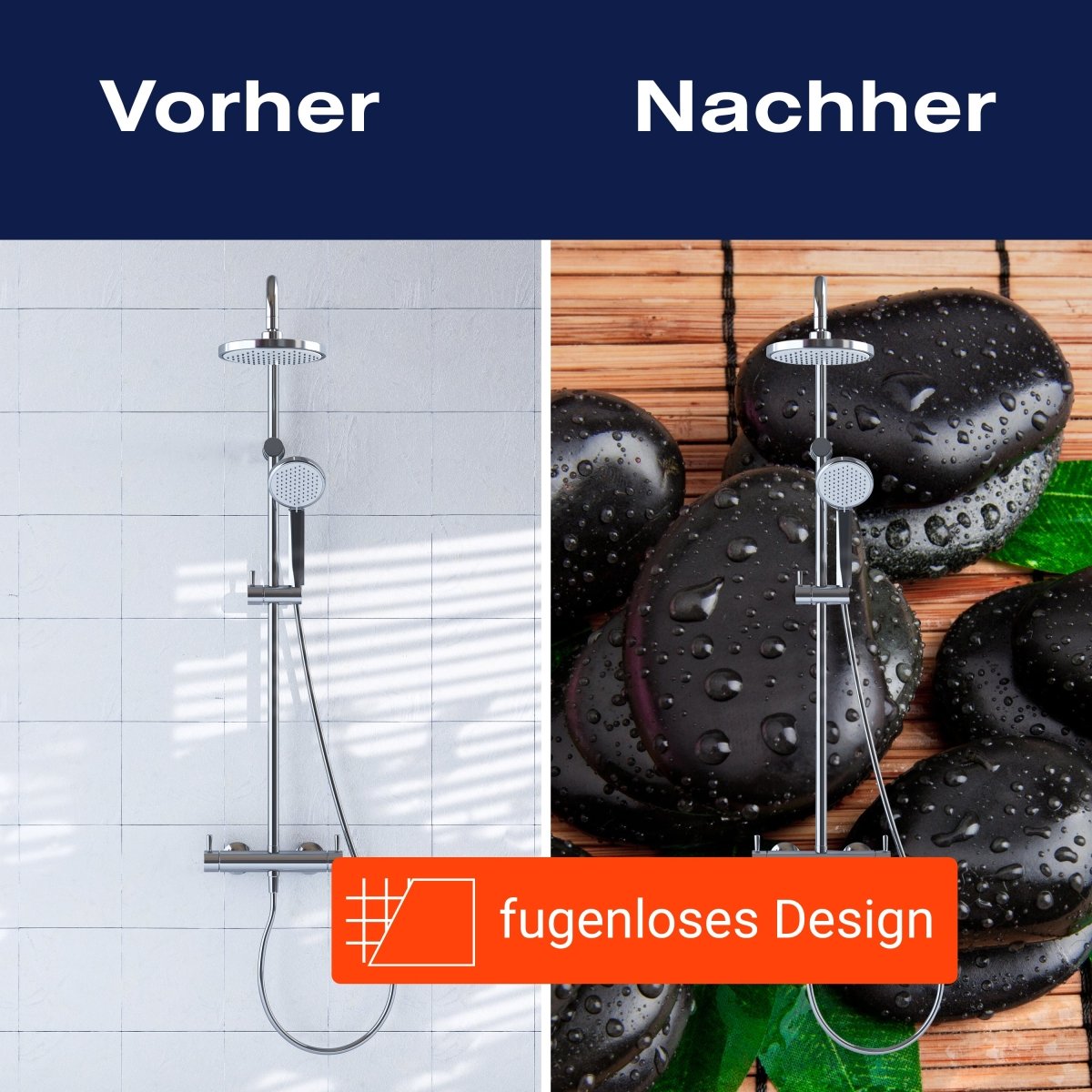 Duschwand Zen Steine und Blätter M0948 entdecken - Bild 9 Duschwand Zen Steine und Blätter M0948 entdecken - Bild 9