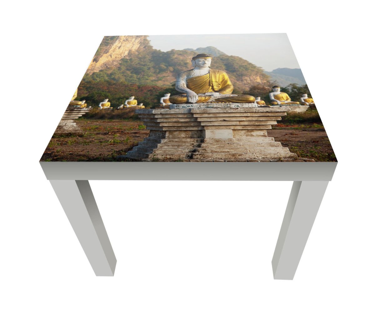 Beistelltisch Buddhas Statuen M0949 entdecken - Bild 1 Beistelltisch Buddhas Statuen M0949 entdecken - Bild 1