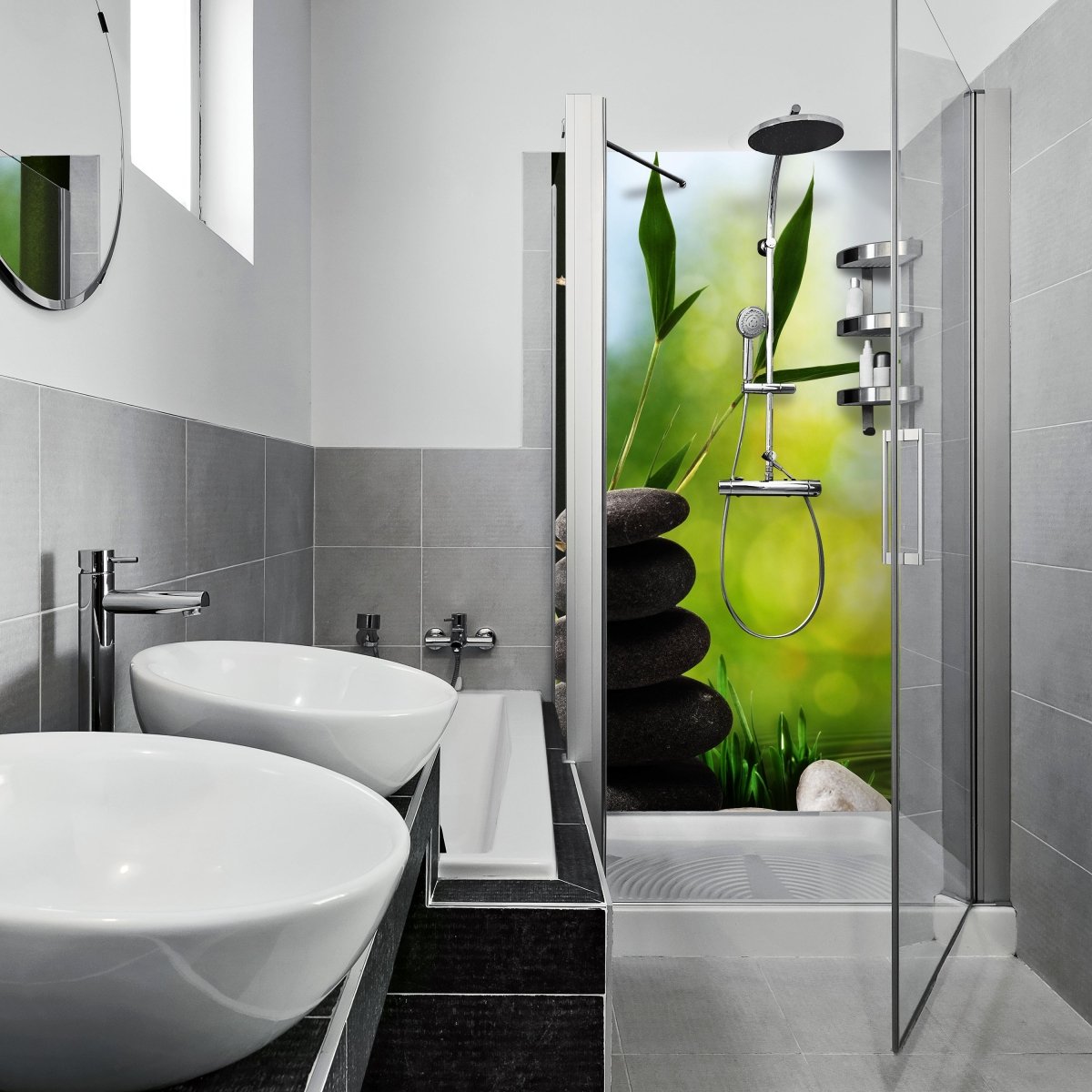 Duschwand Abstrakte asiatische Kurortkunst M0951 entdecken - Bild 1 Duschwand Abstrakte asiatische Kurortkunst M0951 entdecken - Bild 1