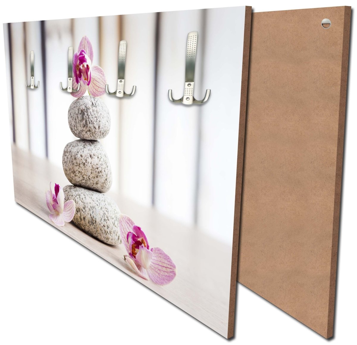 Garderobe Orchideen und weiße Steine - SPA M0959 Garderobe Orchideen und weiße Steine - SPA M0959