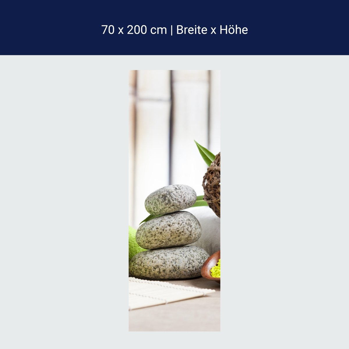 Duschwand Handtücher und Salz, Sauna M0961 Duschwand Handtücher und Salz, Sauna M0961