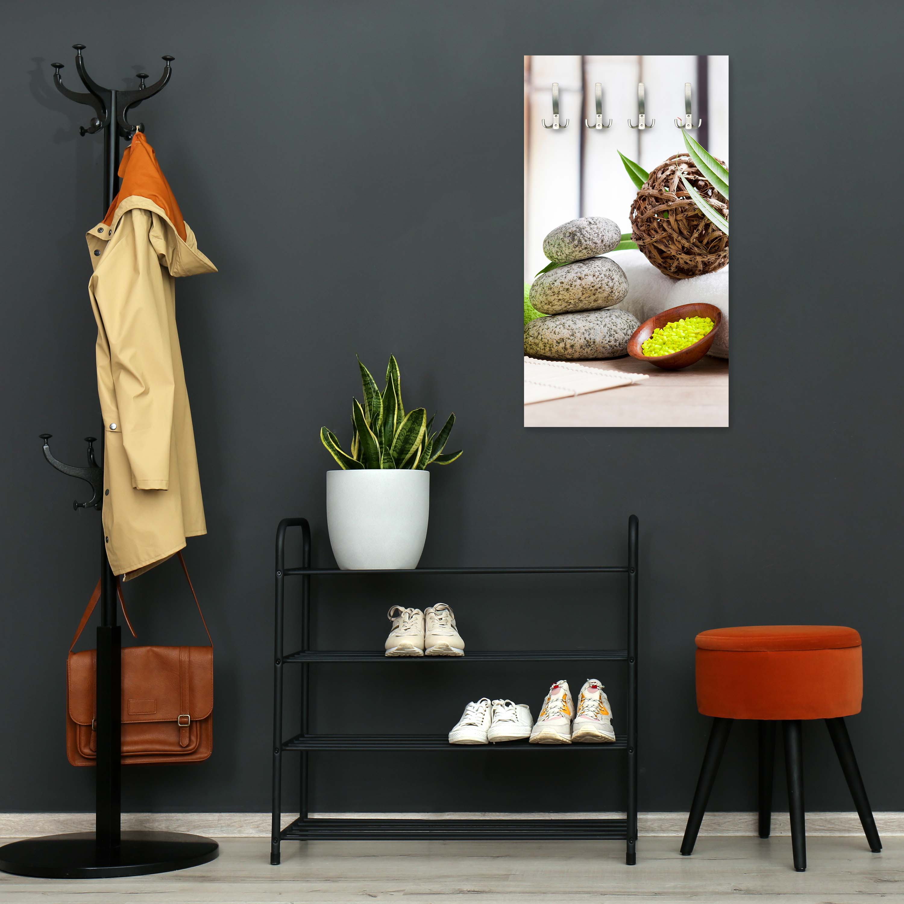 Garderobe Handtücher und Salz, Sauna M0961 entdecken - Bild 2 Garderobe Handtücher und Salz, Sauna M0961 entdecken - Bild 2