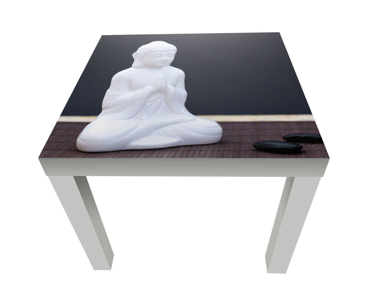 Beistelltisch Weiße Figur in Meditationshaltung M0967 entdecken - Bild 1 Beistelltisch Weiße Figur in Meditationshaltung M0967 entdecken - Bild 1