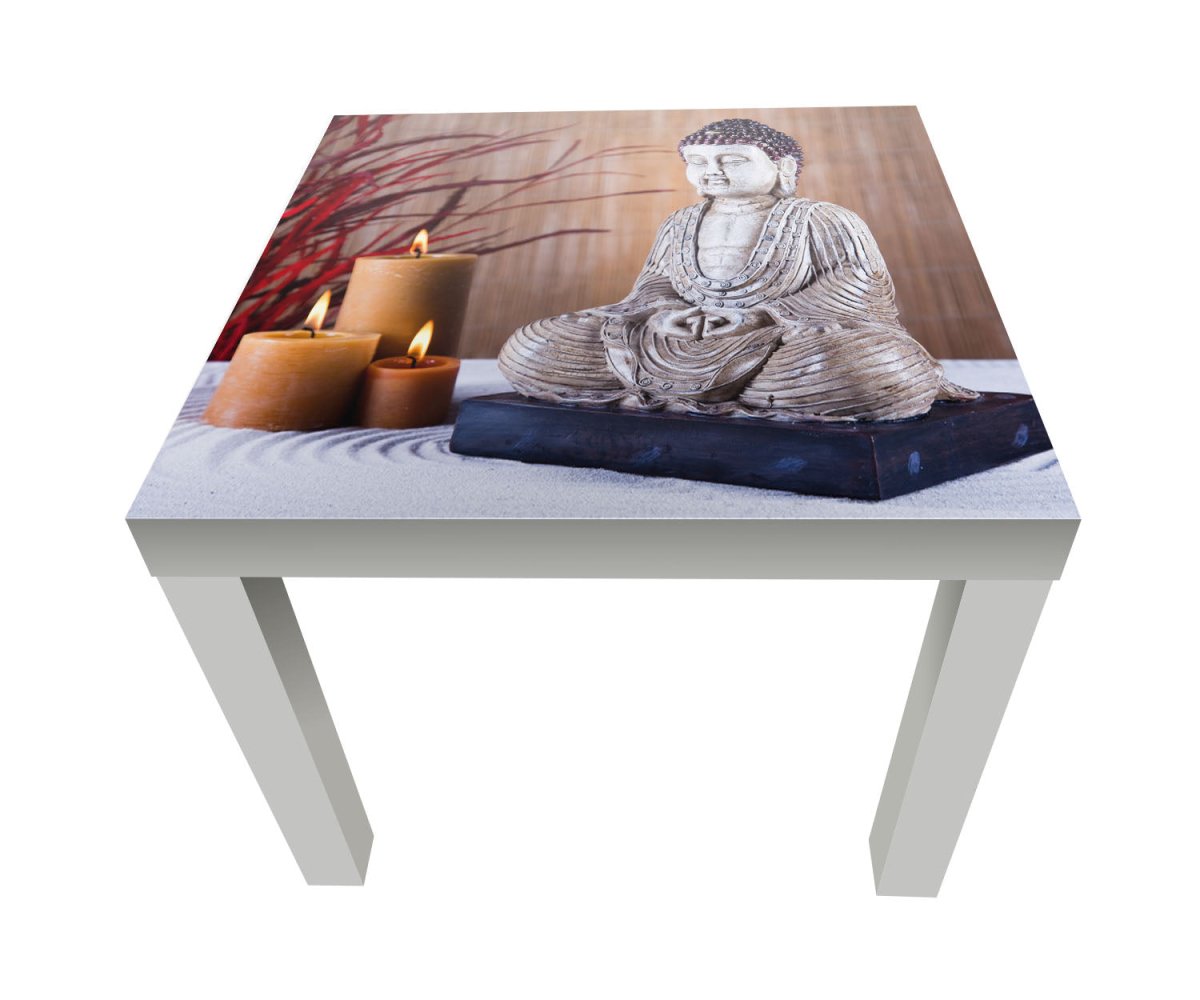 Beistelltisch Buddha-Statue und aromatische Kerzen M0969 entdecken - Bild 1 Beistelltisch Buddha-Statue und aromatische Kerzen M0969 entdecken - Bild 1