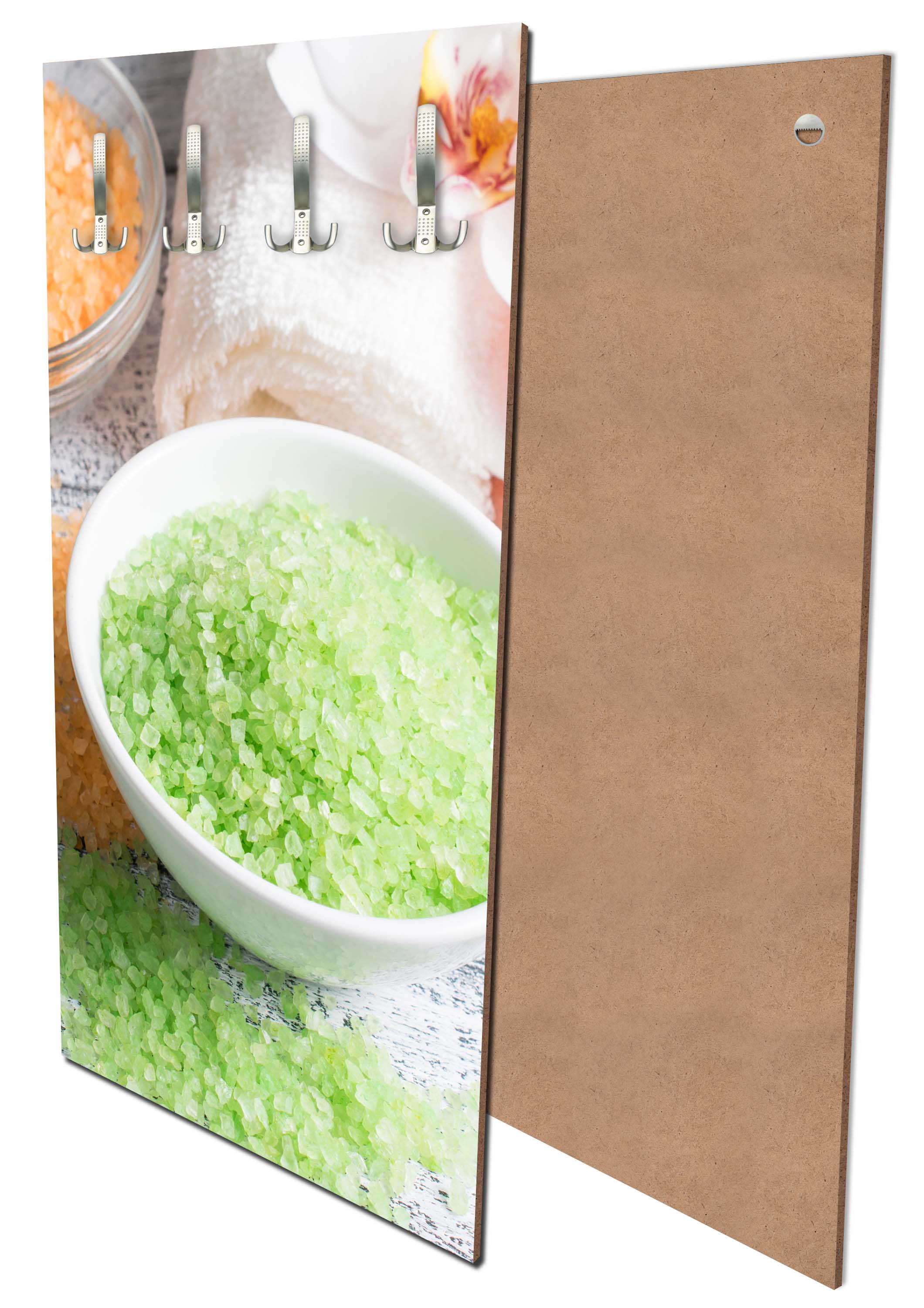 Garderobe Spa-Salon mit Salz und Handtücher M0975 entdecken - Bild 1 Garderobe Spa-Salon mit Salz und Handtücher M0975 entdecken - Bild 1