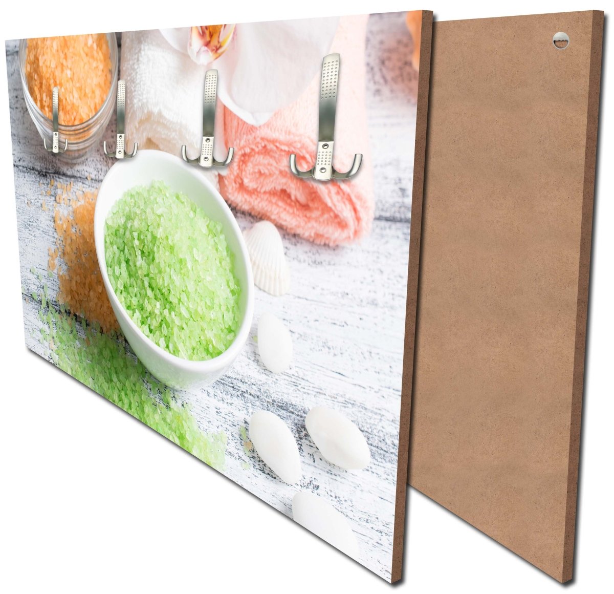 Garderobe Spa-Salon mit Salz und Handtücher M0975 Garderobe Spa-Salon mit Salz und Handtücher M0975