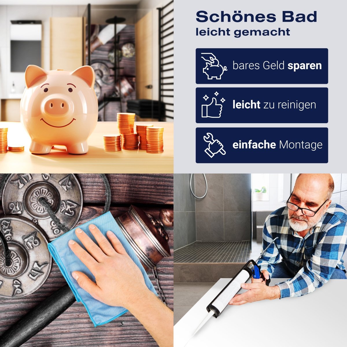 Duschwand Tibetische Objekte zur Meditation M0976 entdecken - Bild 7 Duschwand Tibetische Objekte zur Meditation M0976 entdecken - Bild 7