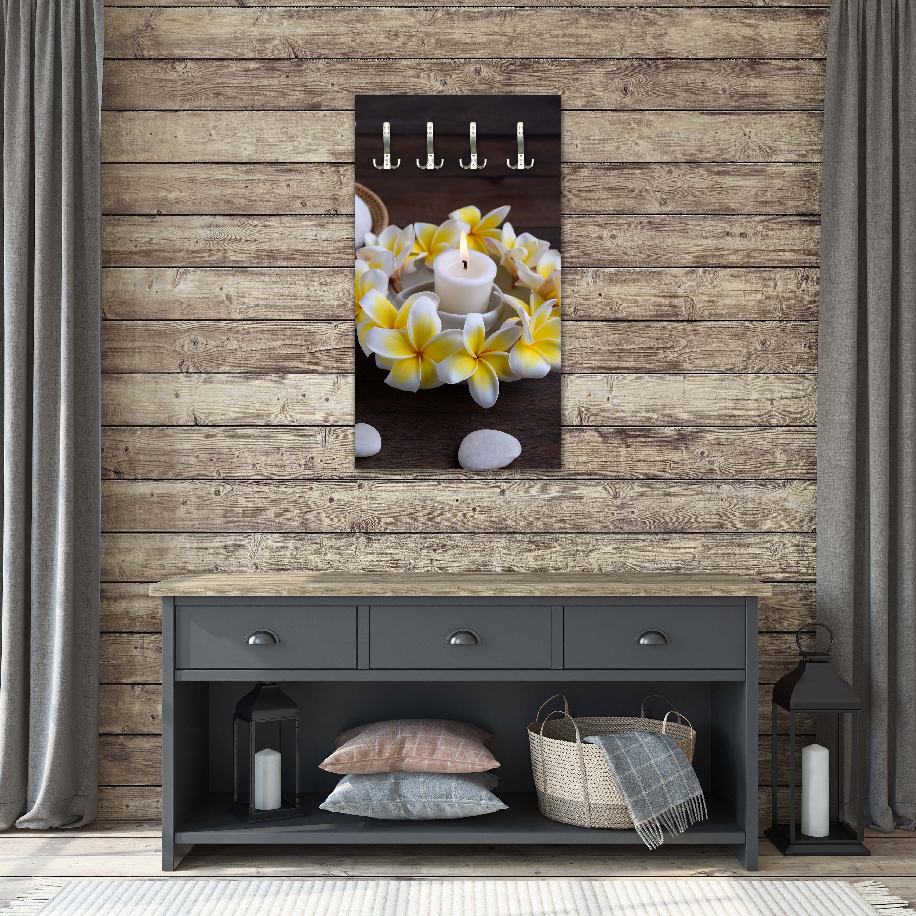 Garderobe Frangipani Blumen - Spa und Wellness M0977 entdecken - Bild 6 Garderobe Frangipani Blumen - Spa und Wellness M0977 entdecken - Bild 6