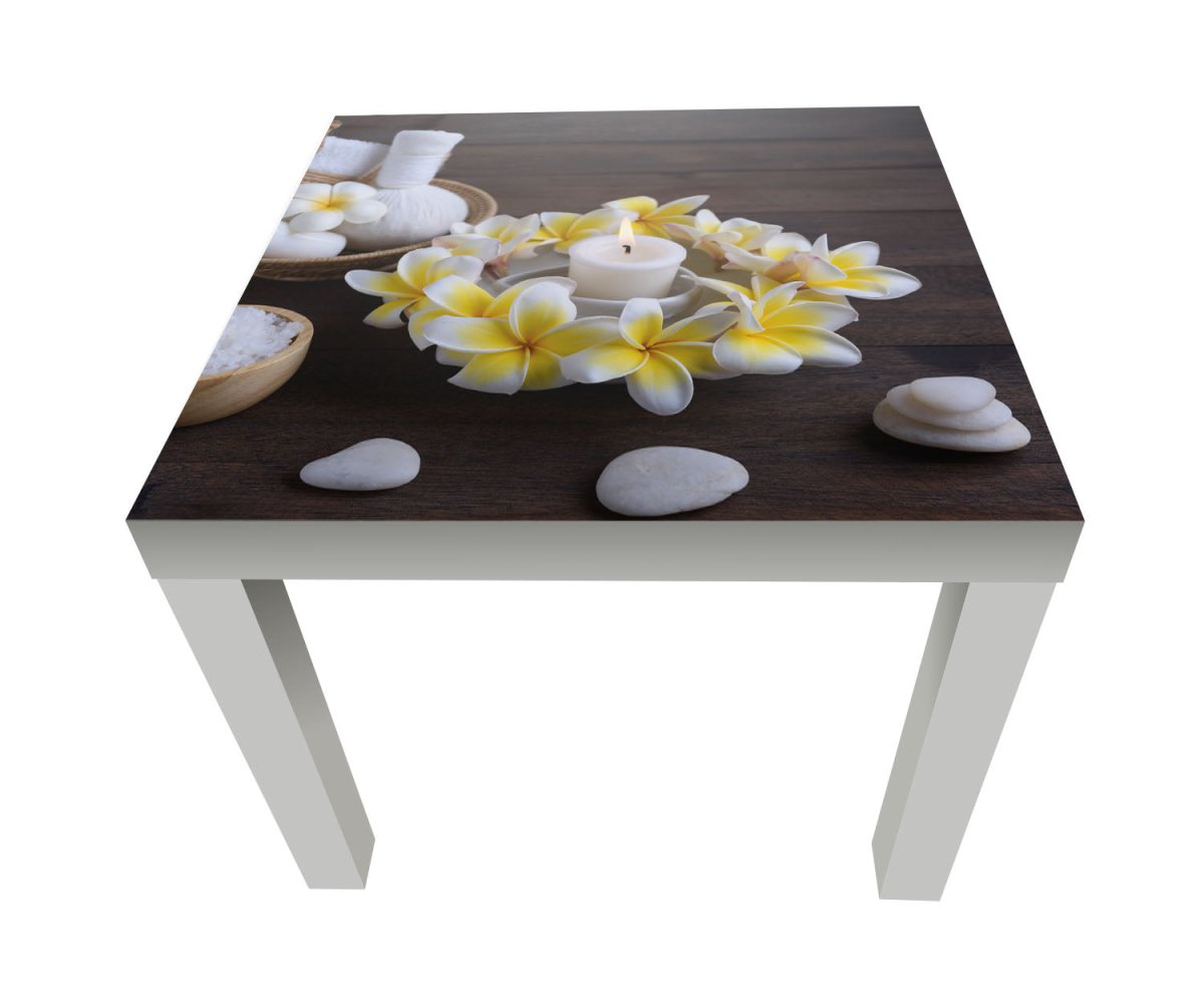Beistelltisch Frangipani Blumen - Spa und Wellness M0977 entdecken - Bild 1 Beistelltisch Frangipani Blumen - Spa und Wellness M0977 entdecken - Bild 1