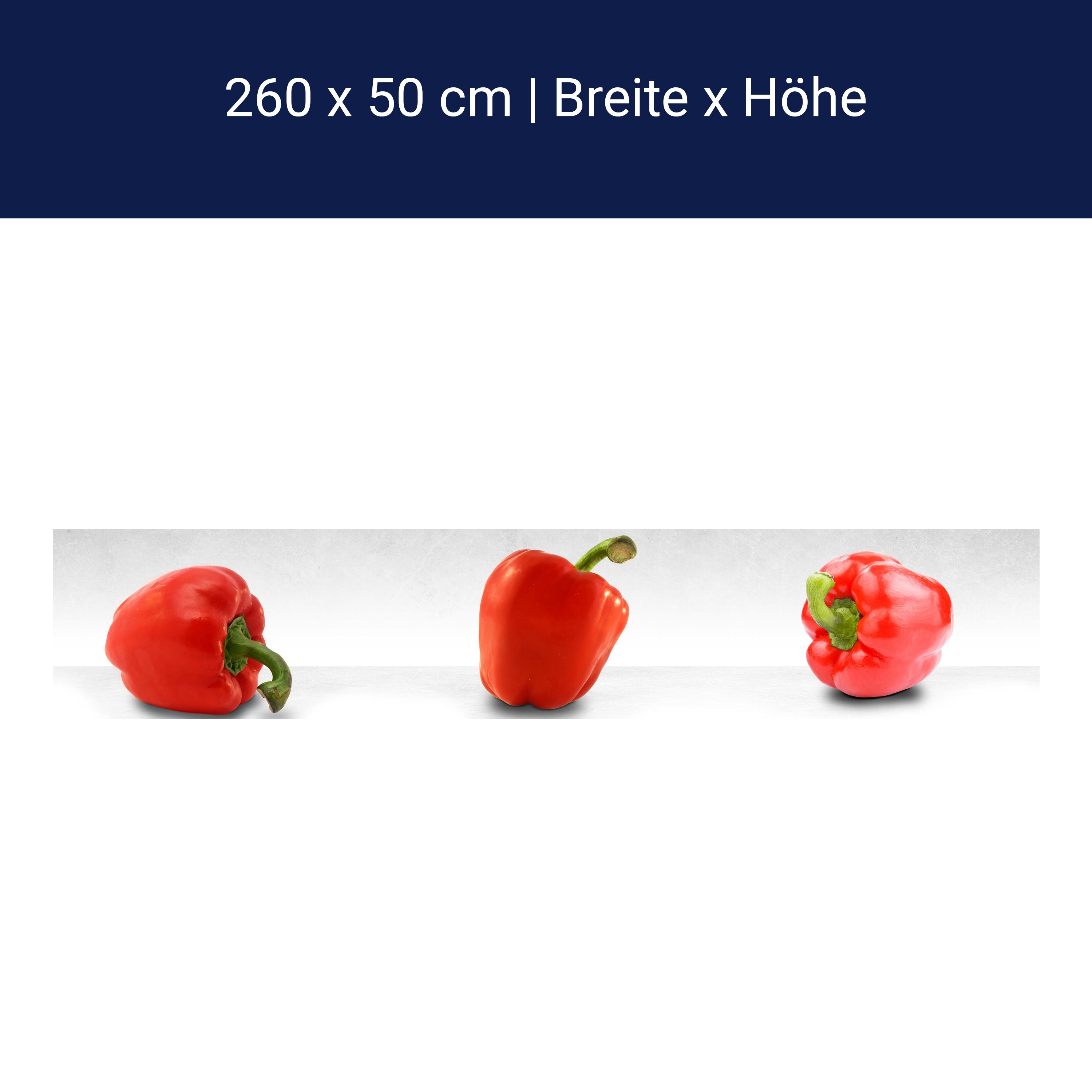 Küchenrückwand Rote Paprikas M0979 Küchenrückwand Rote Paprikas M0979