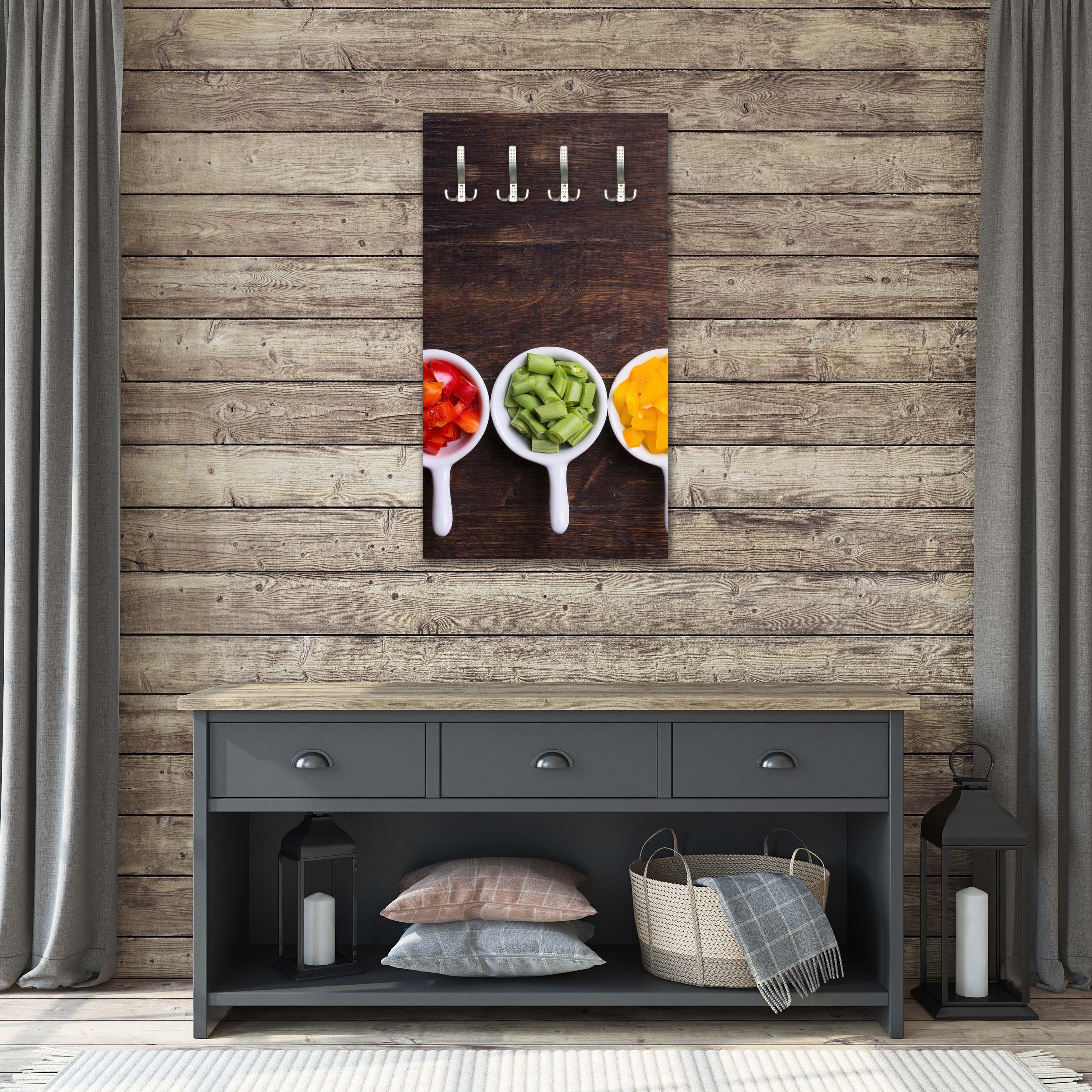 Garderobe Gemüsescheiben M0980 entdecken - Bild 3 Garderobe Gemüsescheiben M0980 entdecken - Bild 3