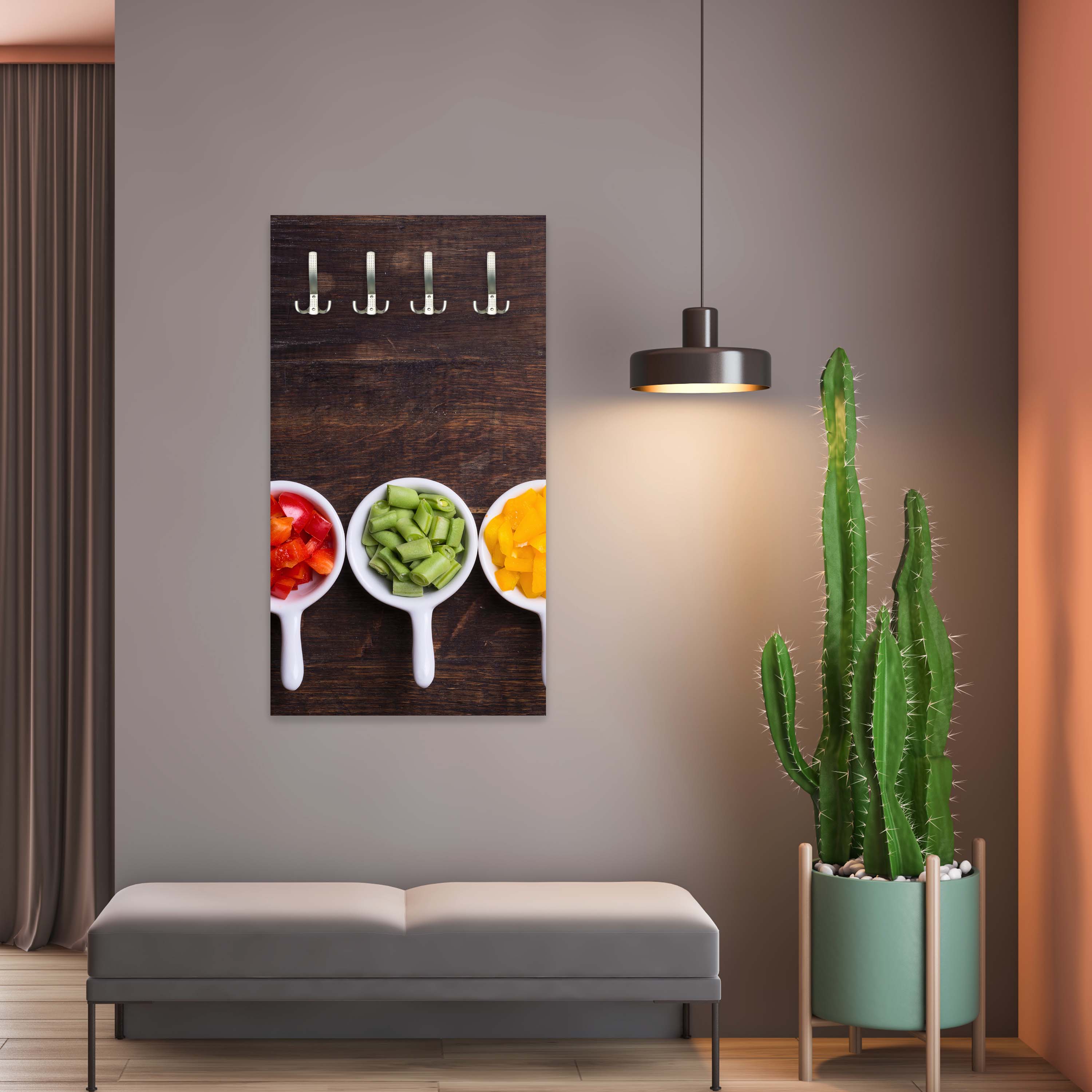 Garderobe Gemüsescheiben M0980 entdecken - Bild 6 Garderobe Gemüsescheiben M0980 entdecken - Bild 6