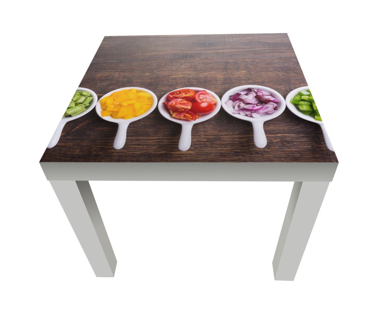 Beistelltisch Gemüsescheiben M0980 entdecken - Bild 1 Beistelltisch Gemüsescheiben M0980 entdecken - Bild 1