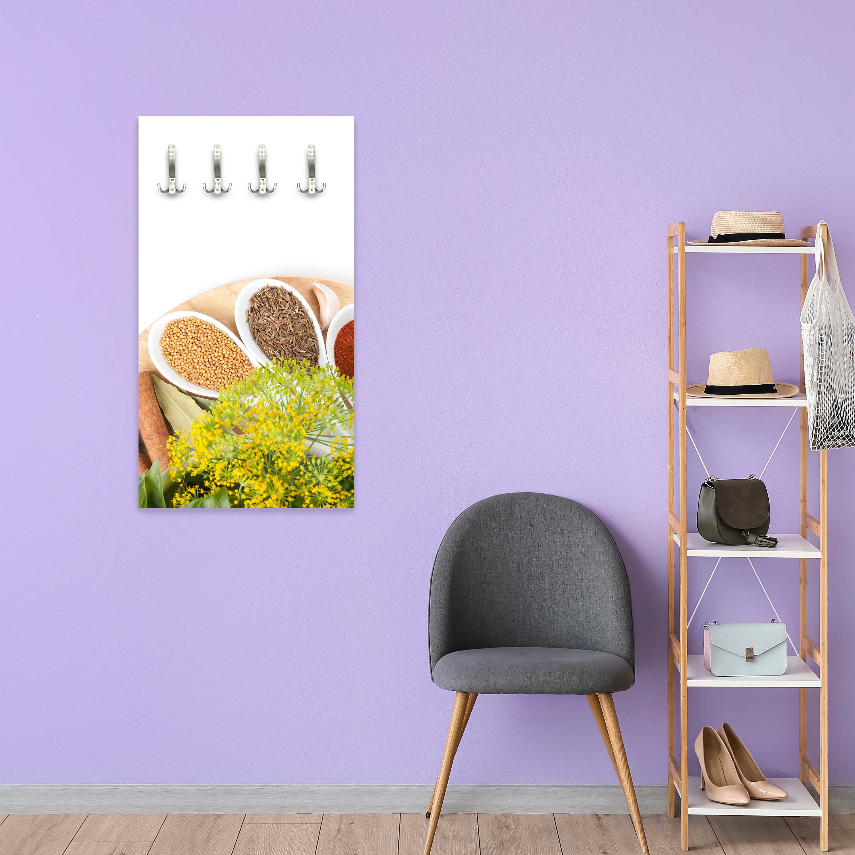 Garderobe Auswähl aus Bunte Kräuter und Gewürze M0981 entdecken - Bild 5 Garderobe Auswähl aus Bunte Kräuter und Gewürze M0981 entdecken - Bild 5