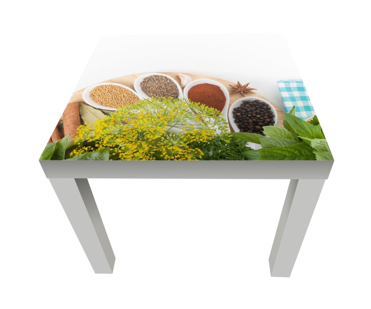 Beistelltisch Auswähl aus Bunte Kräuter und Gewürze M0981 entdecken - Bild 1 Beistelltisch Auswähl aus Bunte Kräuter und Gewürze M0981 entdecken - Bild 1